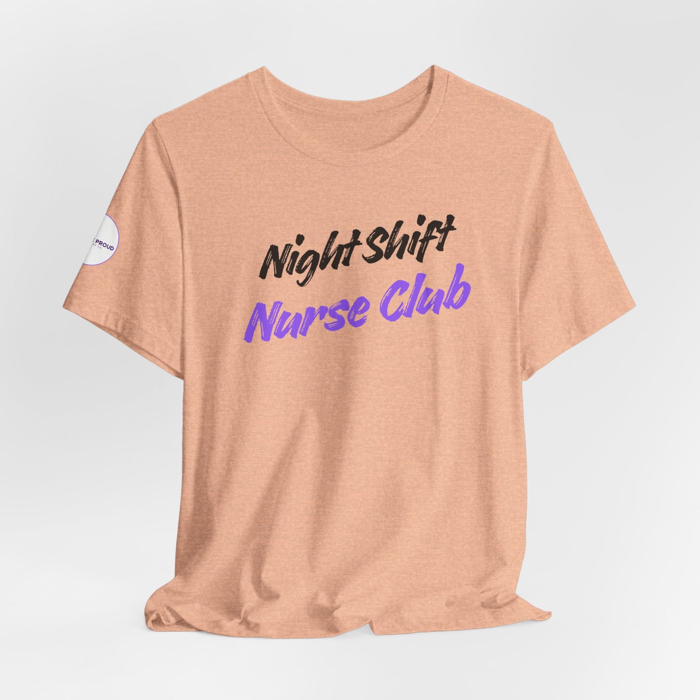 Night Shift Nurse T-Shirt designed for nurses working late-night shifts
