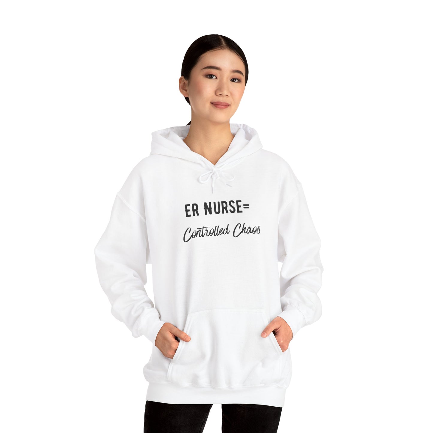 ER Nurse Hoodie high-quality print and durable fabric for nurses