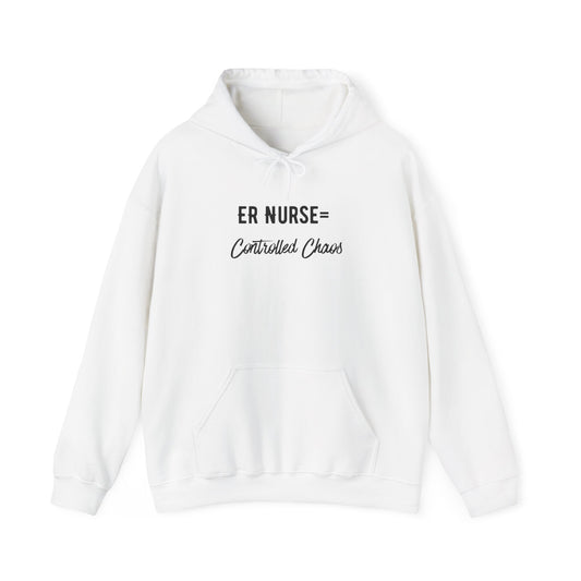 ER Nurse Hoodie cozy fleece pullover for emergency room nurses