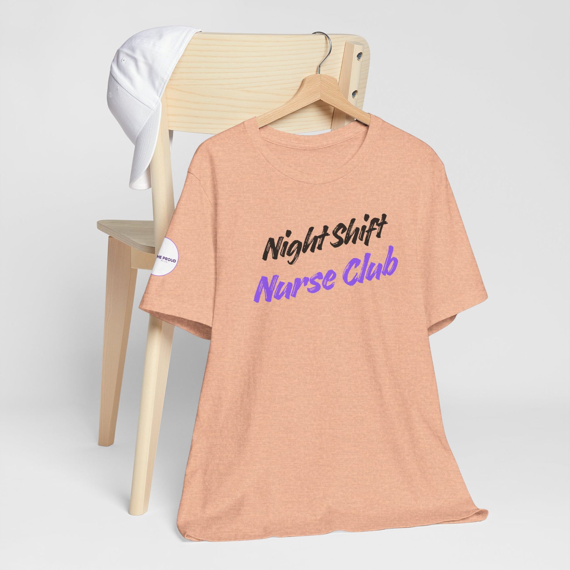 Night Shift Nurse T-Shirt designed for nurses working late-night shifts