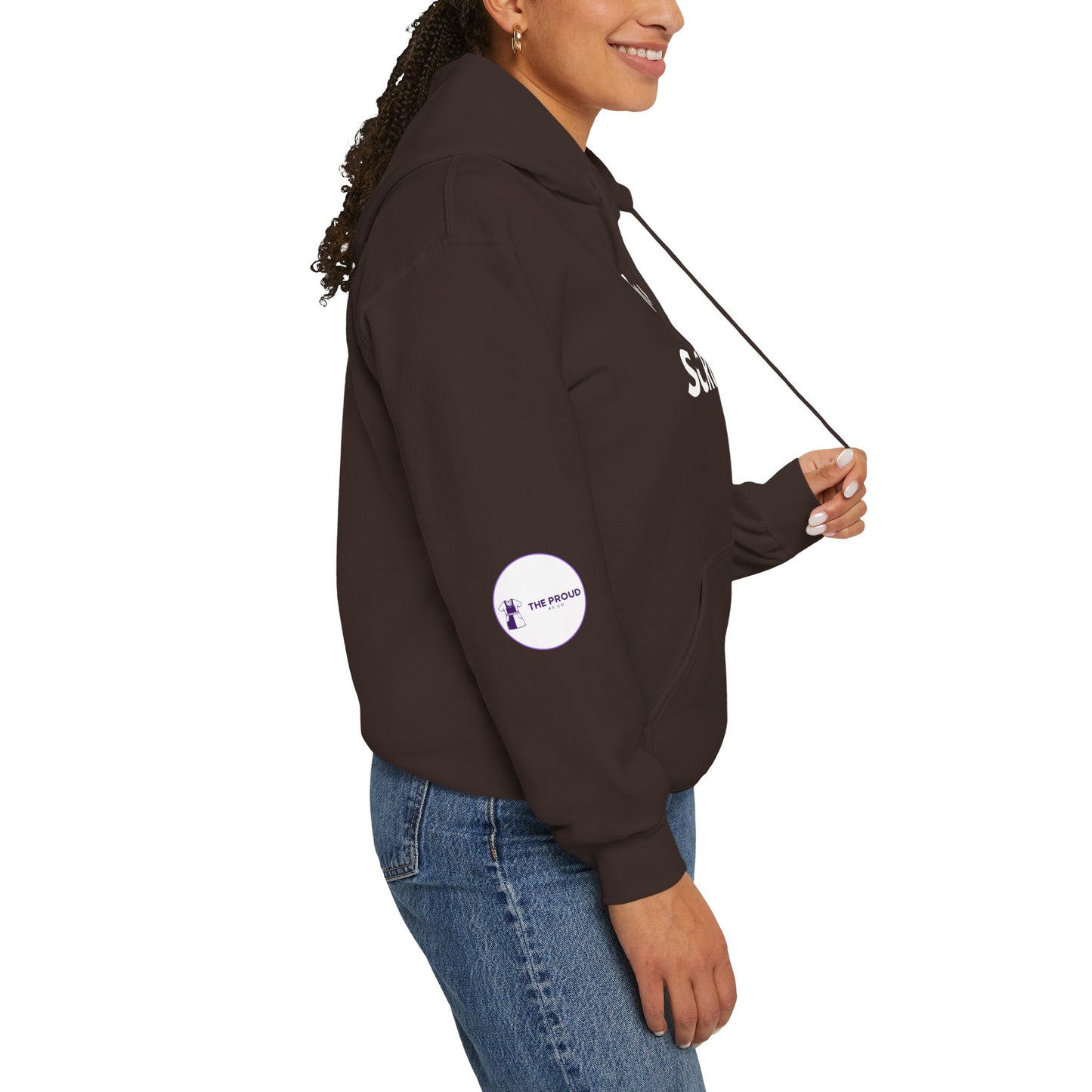 Christian Nurse Hoodie clean design with subtle sleeve detail