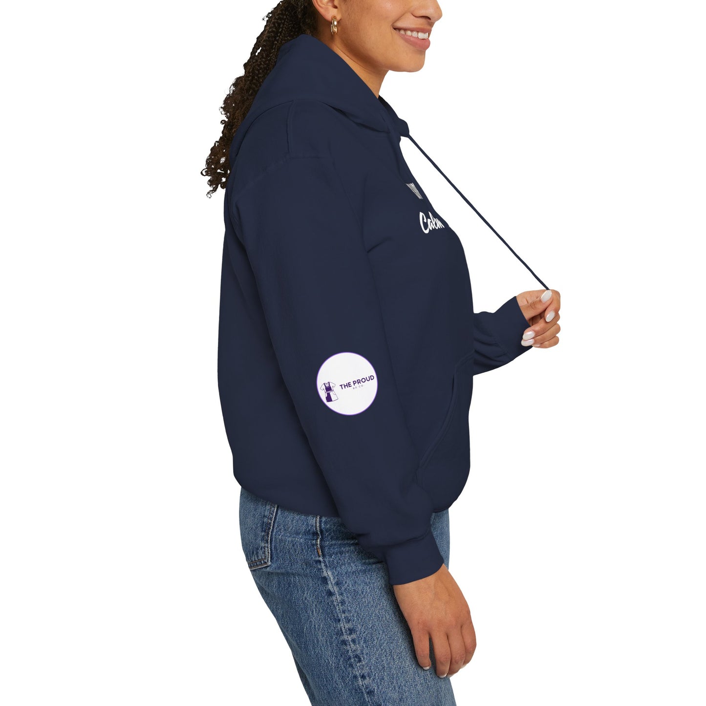 ICU Nurse Hoodie with calm under pressure quote design