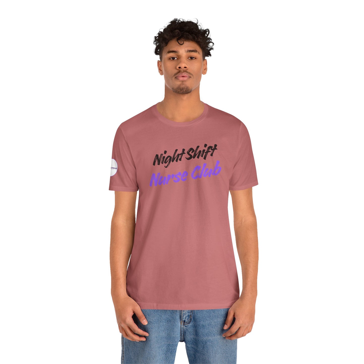 Night Shift Nurse T-Shirt designed for nurses working late-night shifts