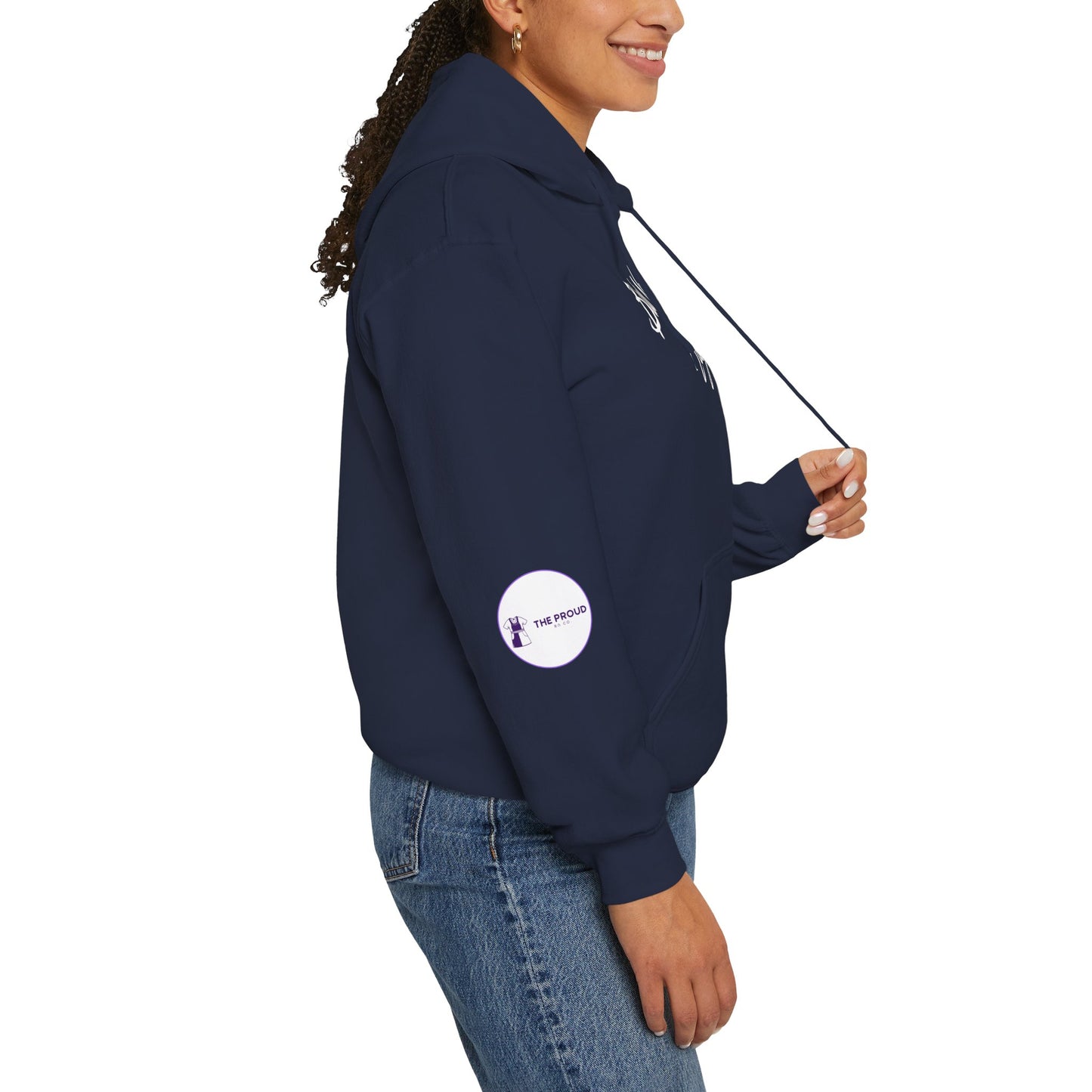 Black Nurse Magic Hoodie cozy fleece pullover for nurses