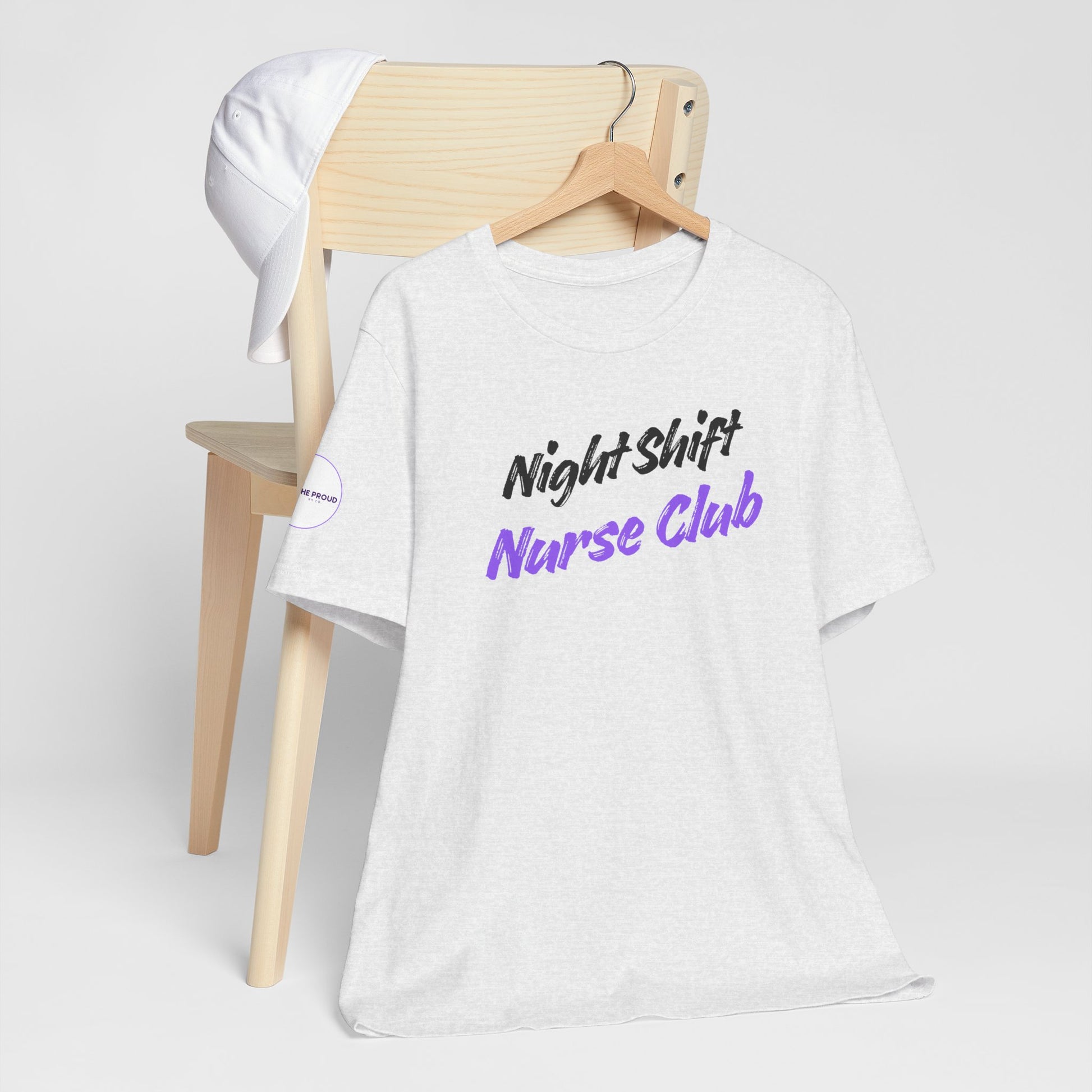 Night Shift Nurse T-Shirt designed for nurses working late-night shifts