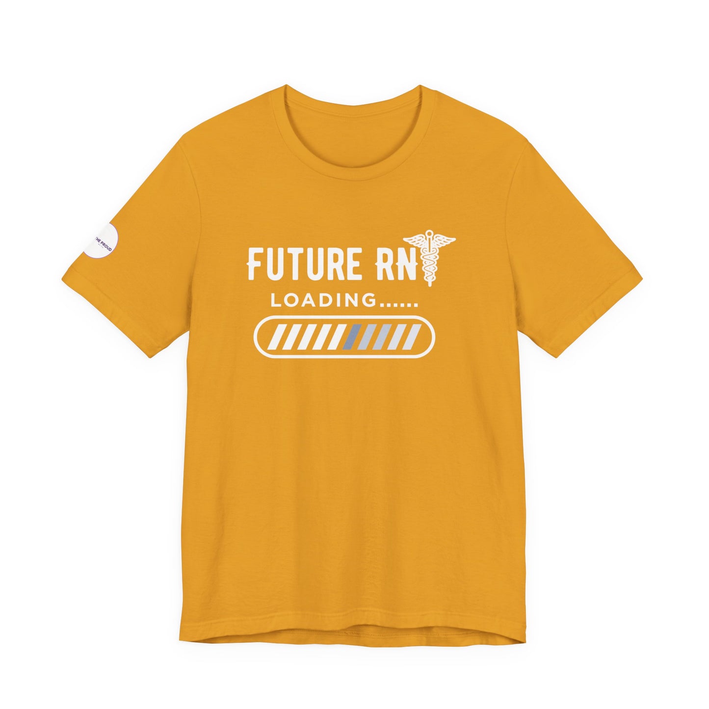 Future RN T-Shirt with stethoscope and loading bar artwork