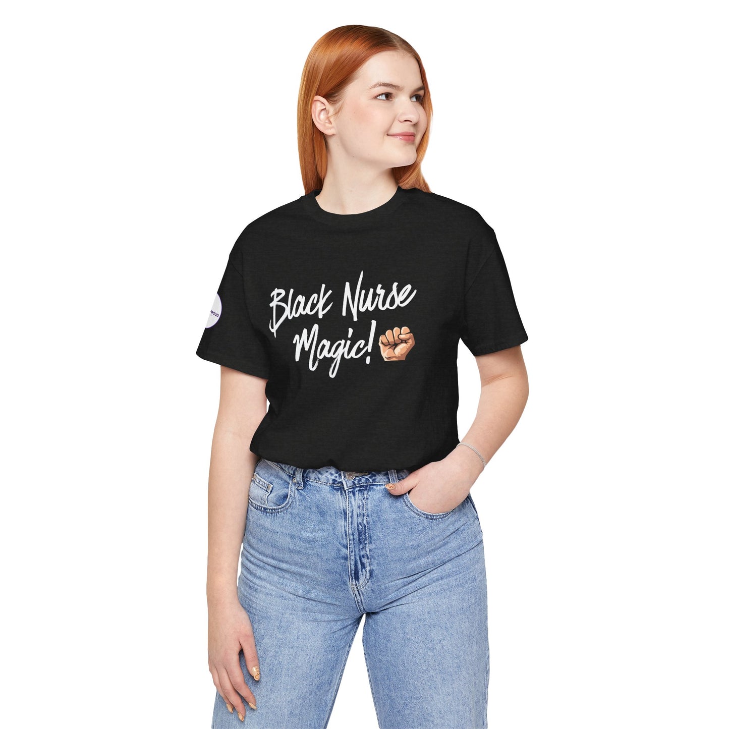 Black Nurse T-Shirt comfortable, durable shirt for long shifts and casual wear