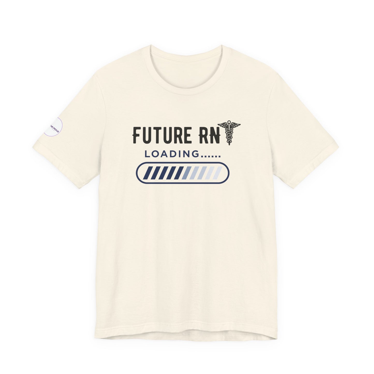 Future RN T-Shirt with stethoscope and loading bar artwork