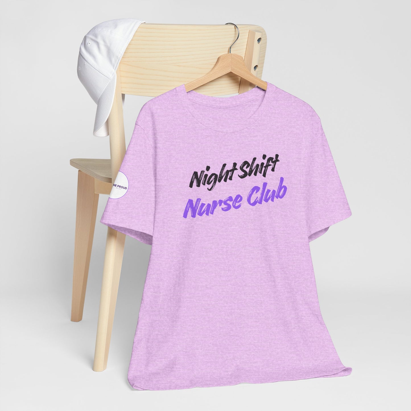 Night Shift Nurse T-Shirt designed for nurses working late-night shifts