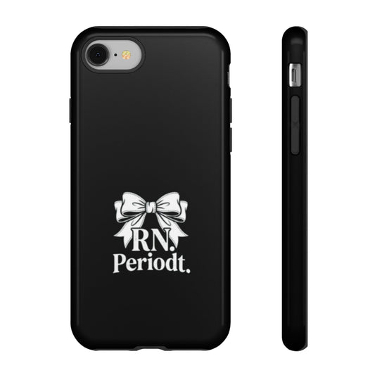 RN Phone Case with “RN Periodt” bow graphic design