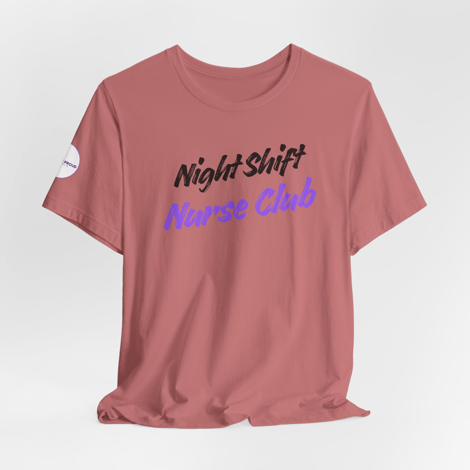 Night Shift Nurse T-Shirt designed for nurses working late-night shifts
