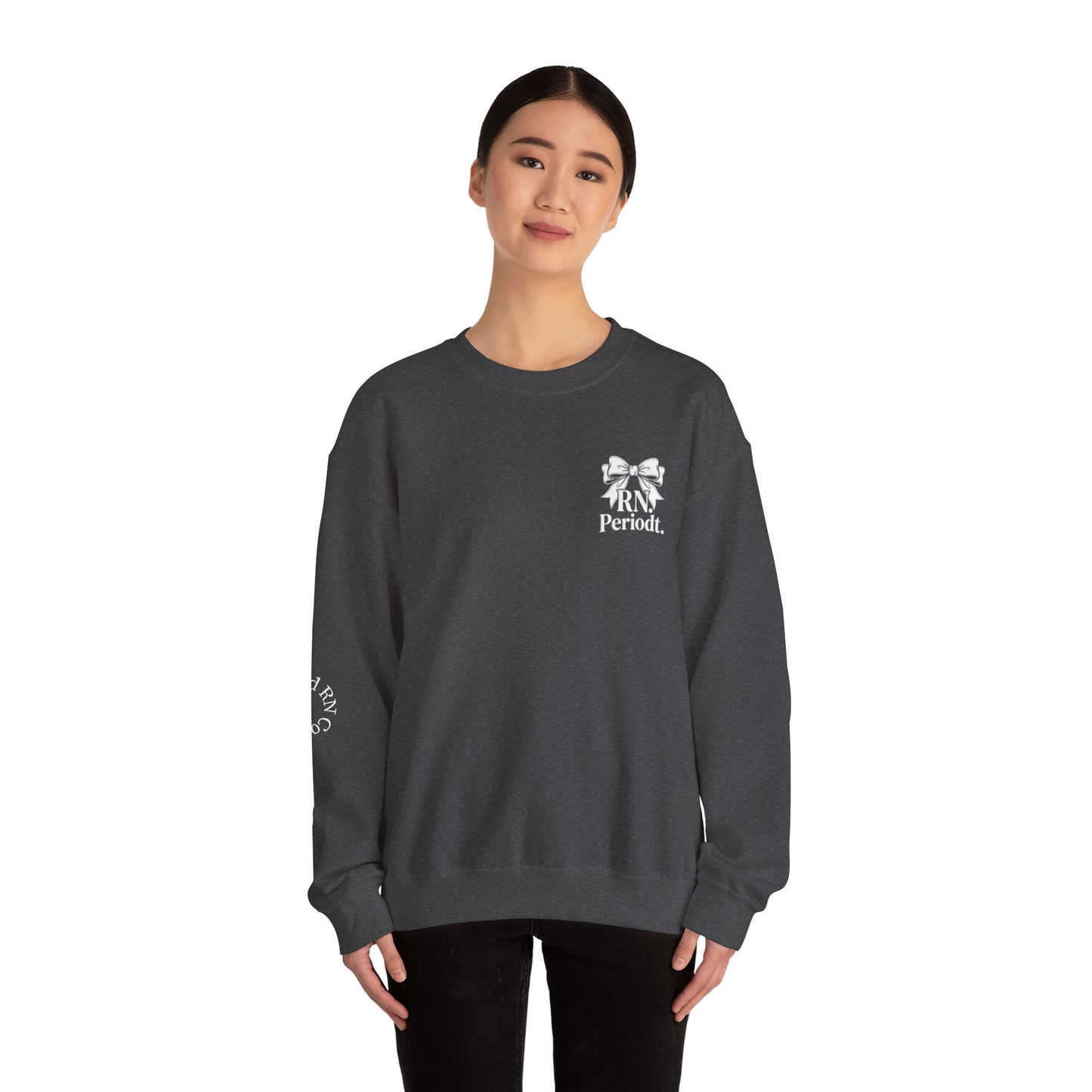 Unisex Heavy Blend Crewneck Sweatshirt suitable for custom printing