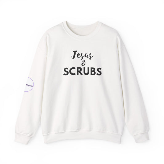 Unisex Crewneck Sweatshirt in heavy blend cotton polyester fabric