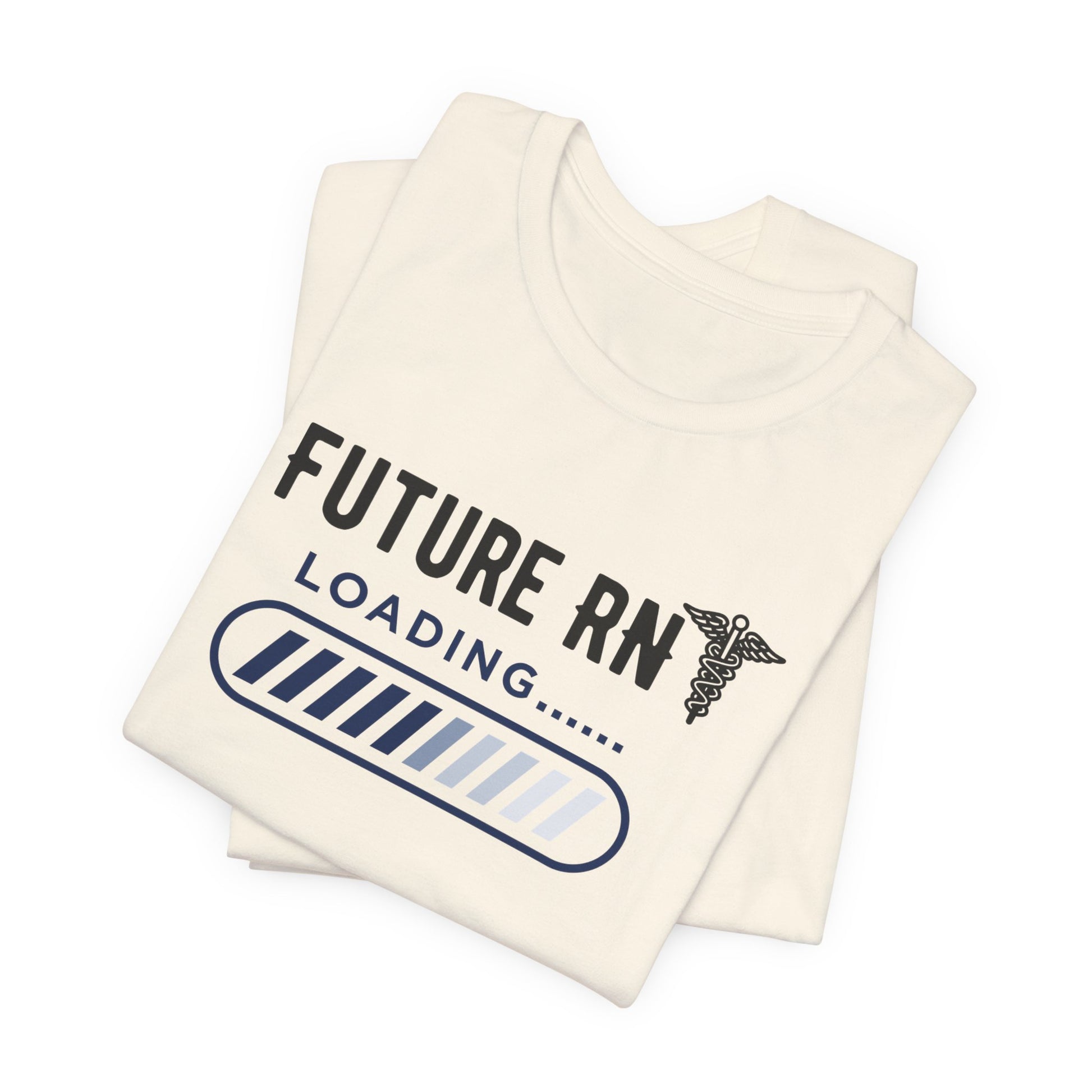 Future RN T-Shirt with stethoscope and loading bar artwork