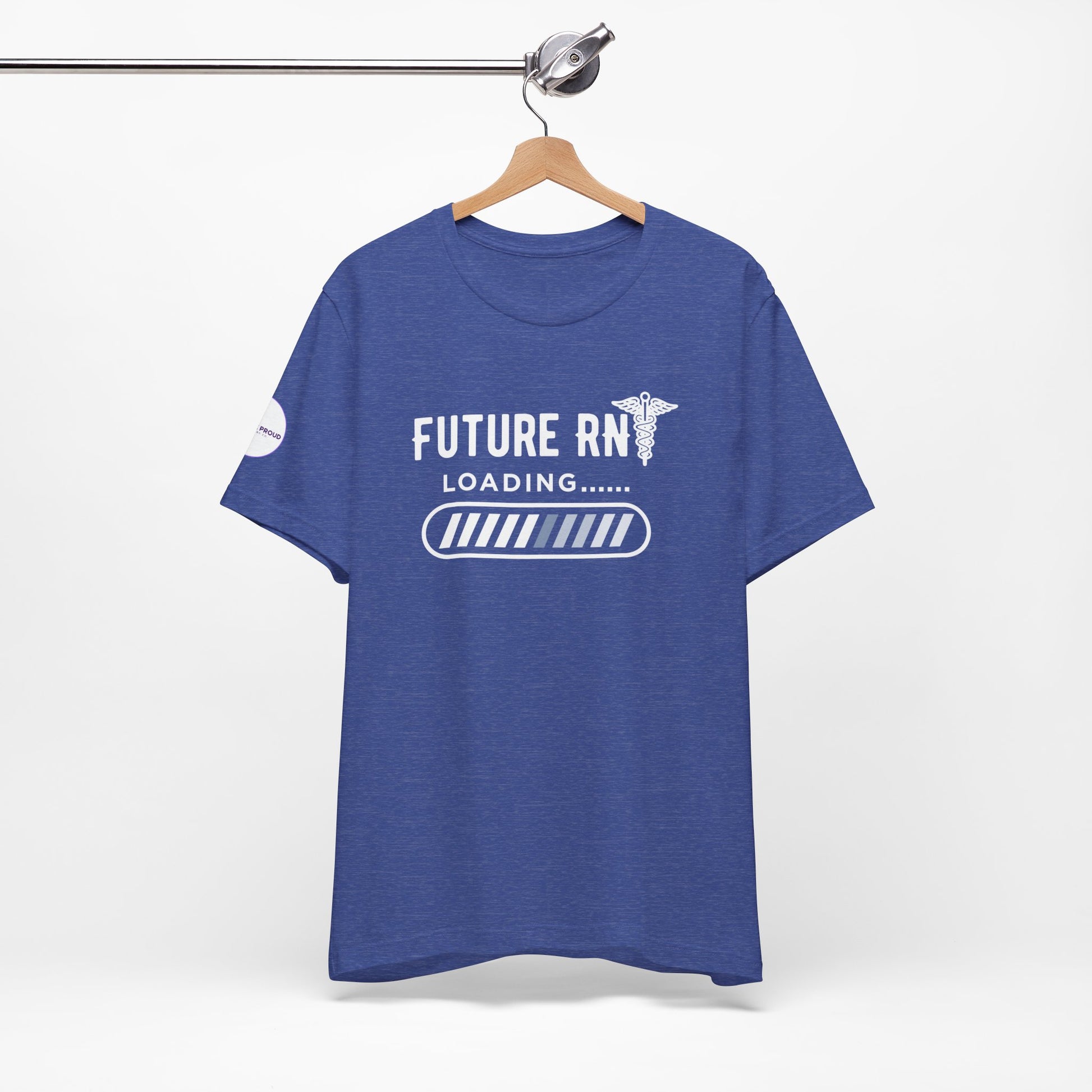 Future RN T-Shirt with stethoscope and loading bar artwork