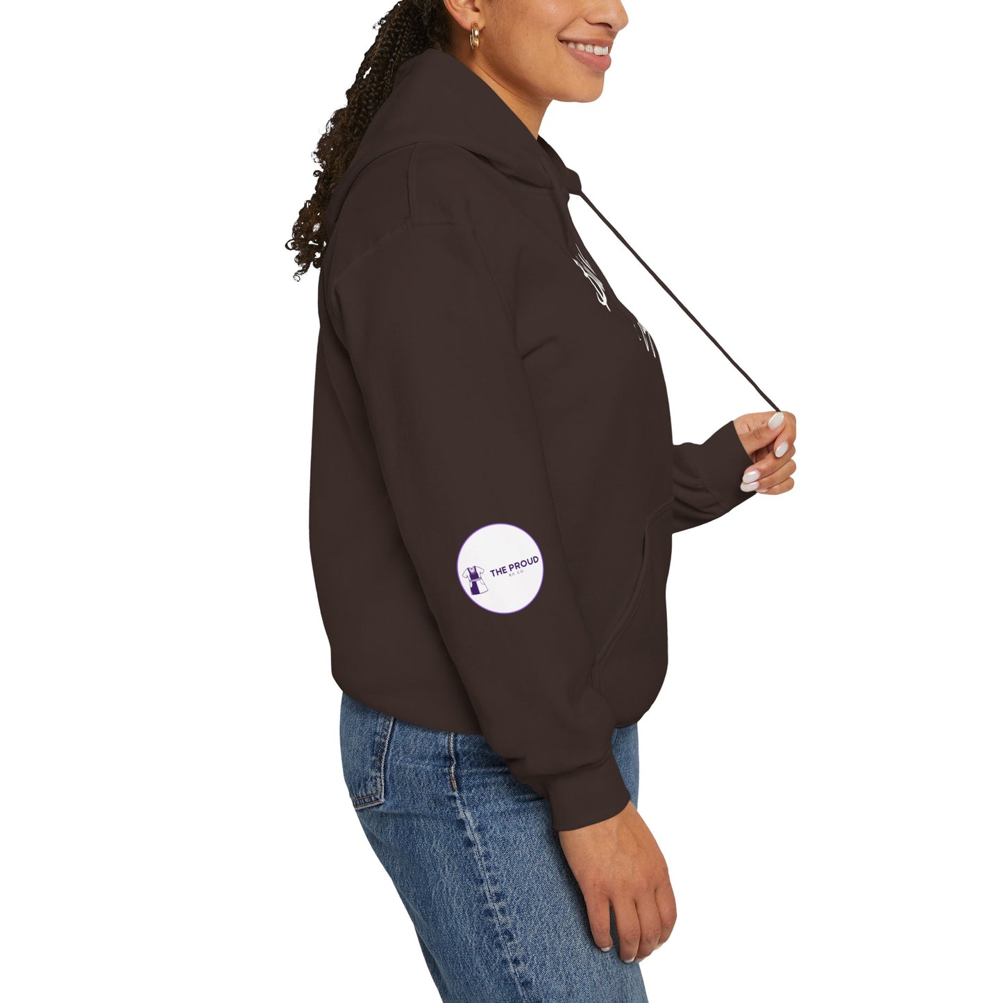 Black Nurse Magic Hoodie cozy fleece pullover for nurses