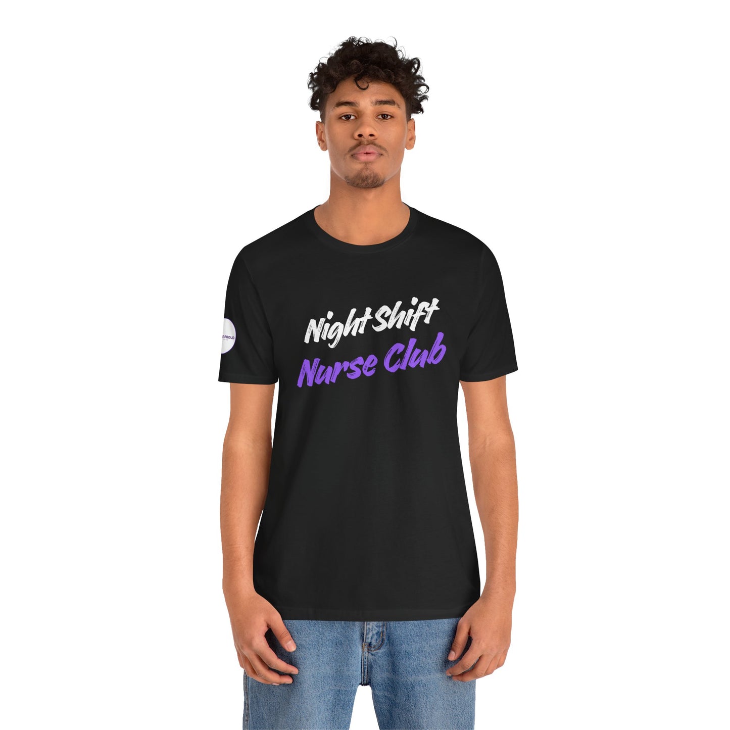 Night Shift Nurse T-Shirt designed for nurses working late-night shifts