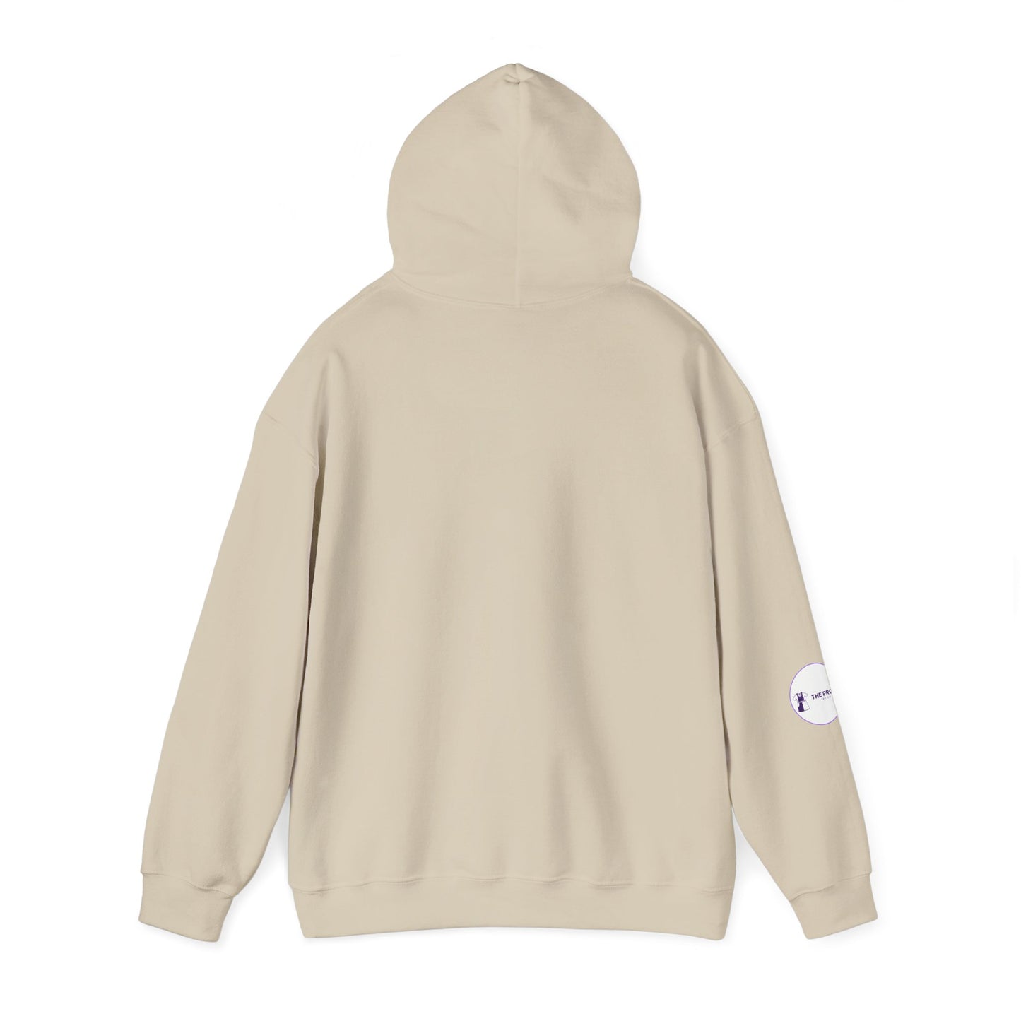 Tired But Still Caring Hoodie soft fleece sweatshirt with quote design