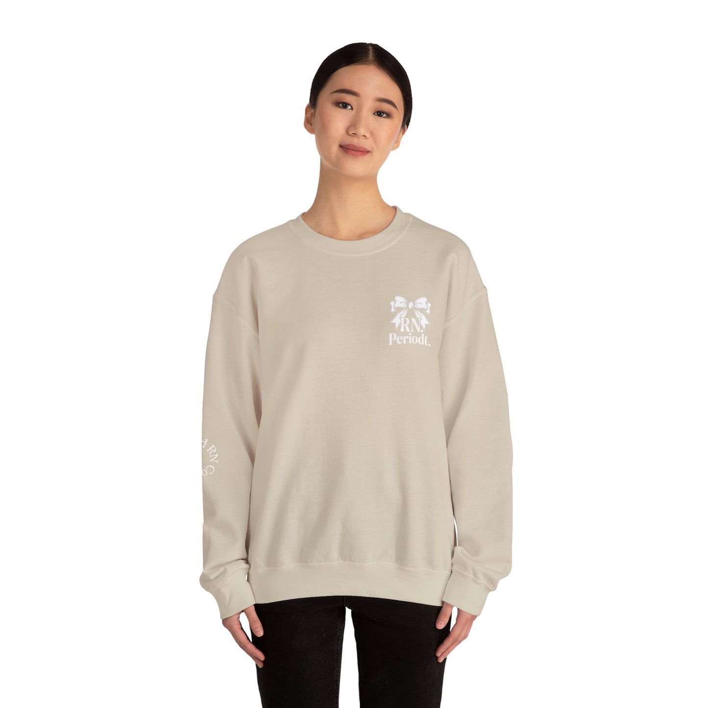 Unisex Heavy Blend Crewneck Sweatshirt suitable for custom printing
