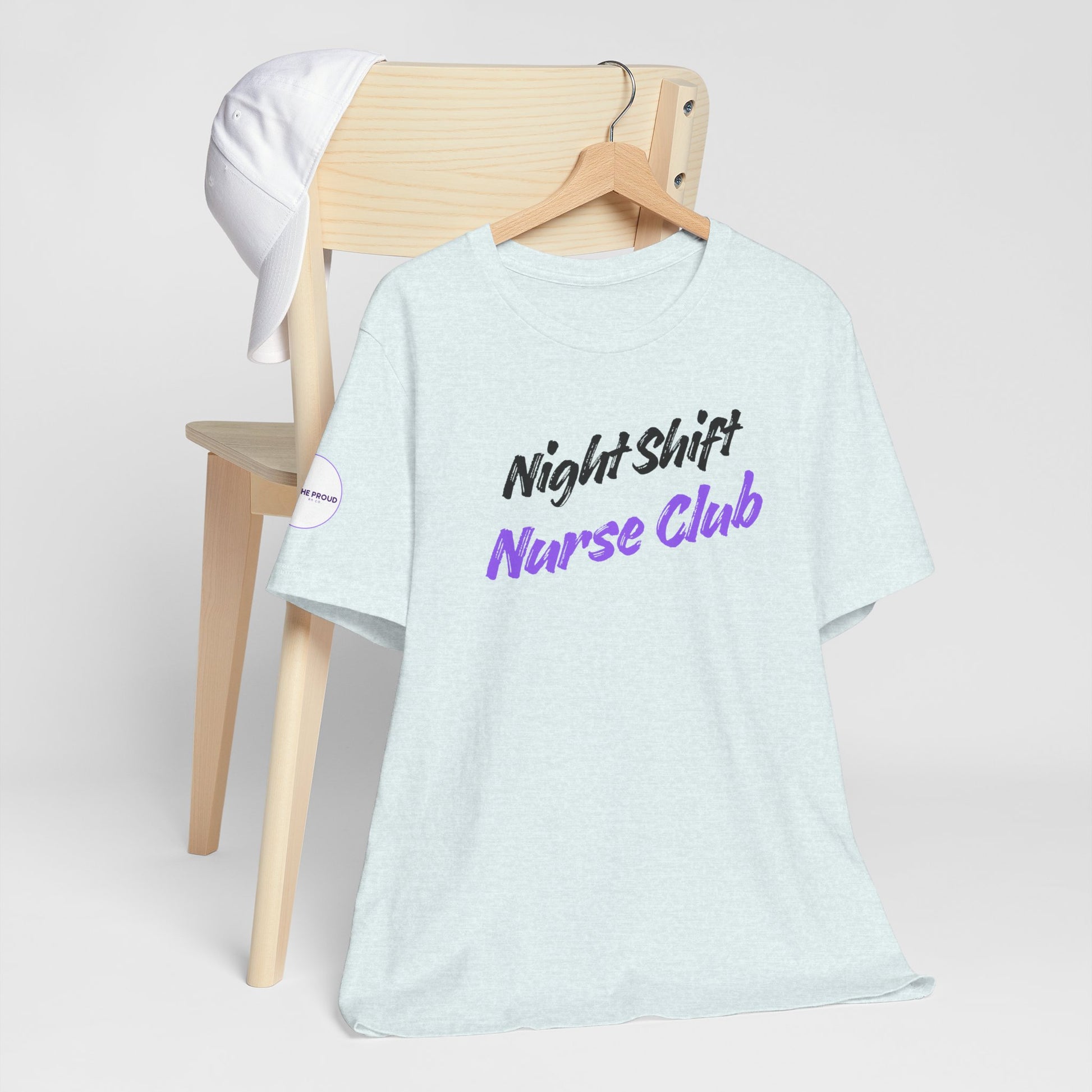 Night Shift Nurse T-Shirt designed for nurses working late-night shifts