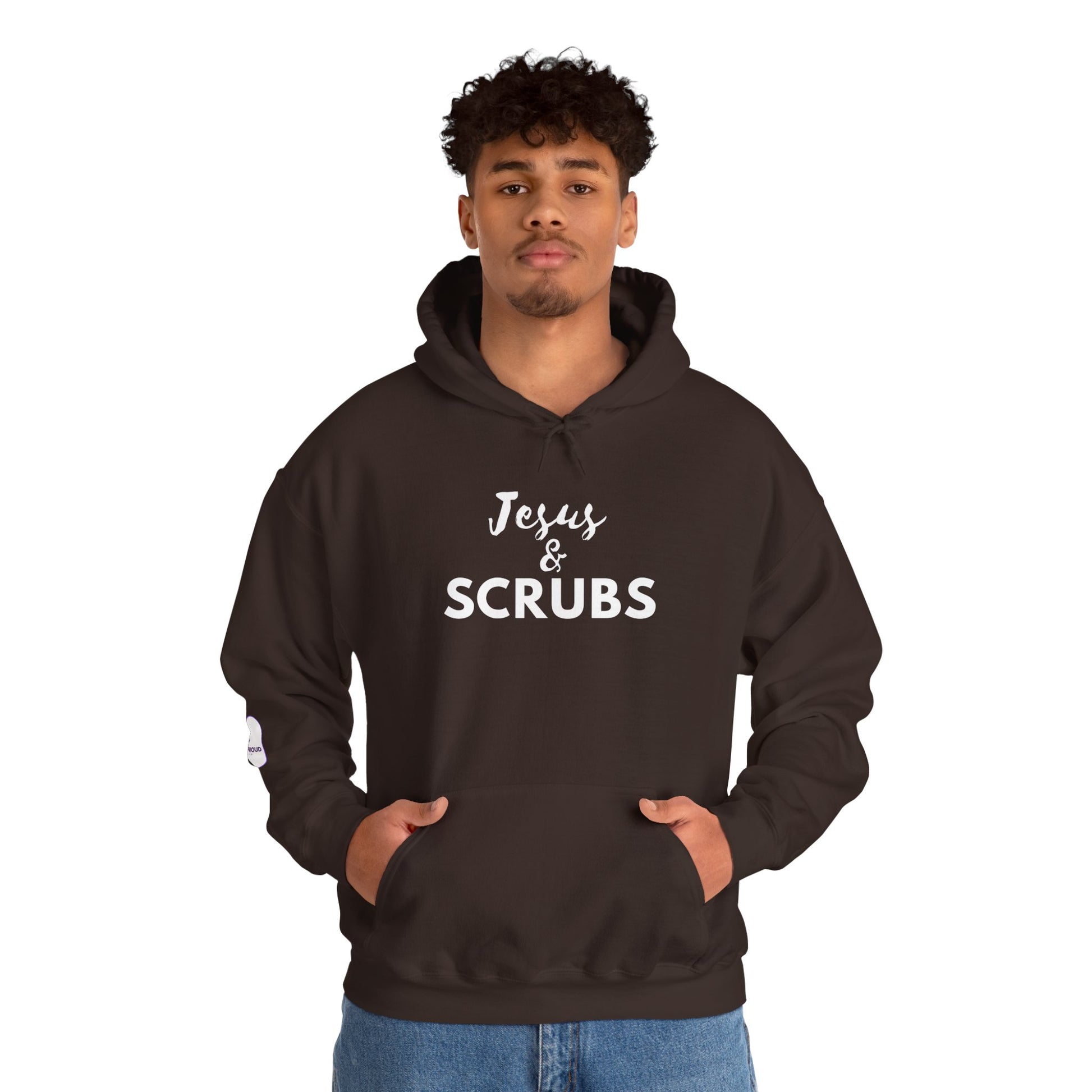 Christian Nurse Hoodie clean design with subtle sleeve detail