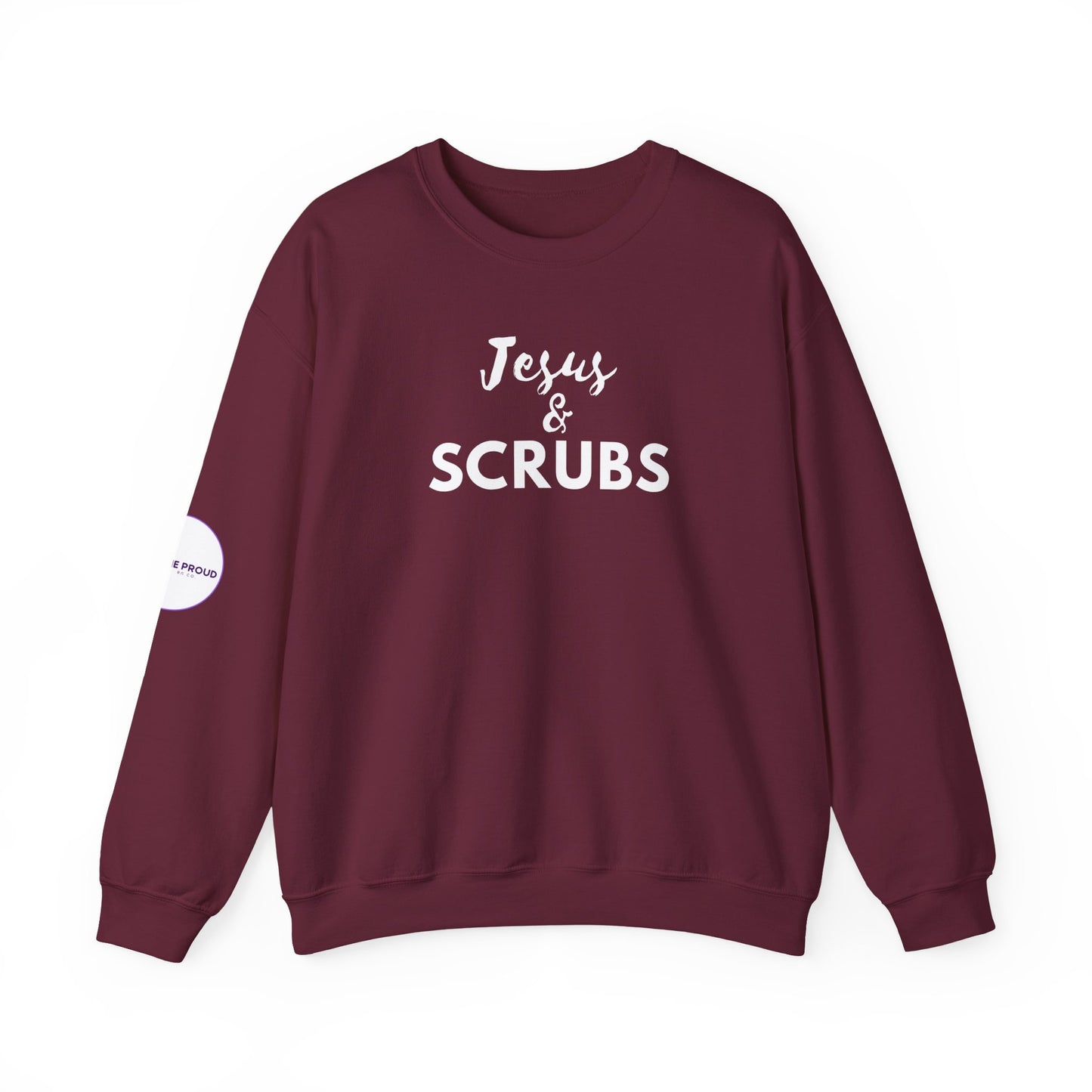 Unisex Crewneck Sweatshirt with smooth surface for printing and embroidery