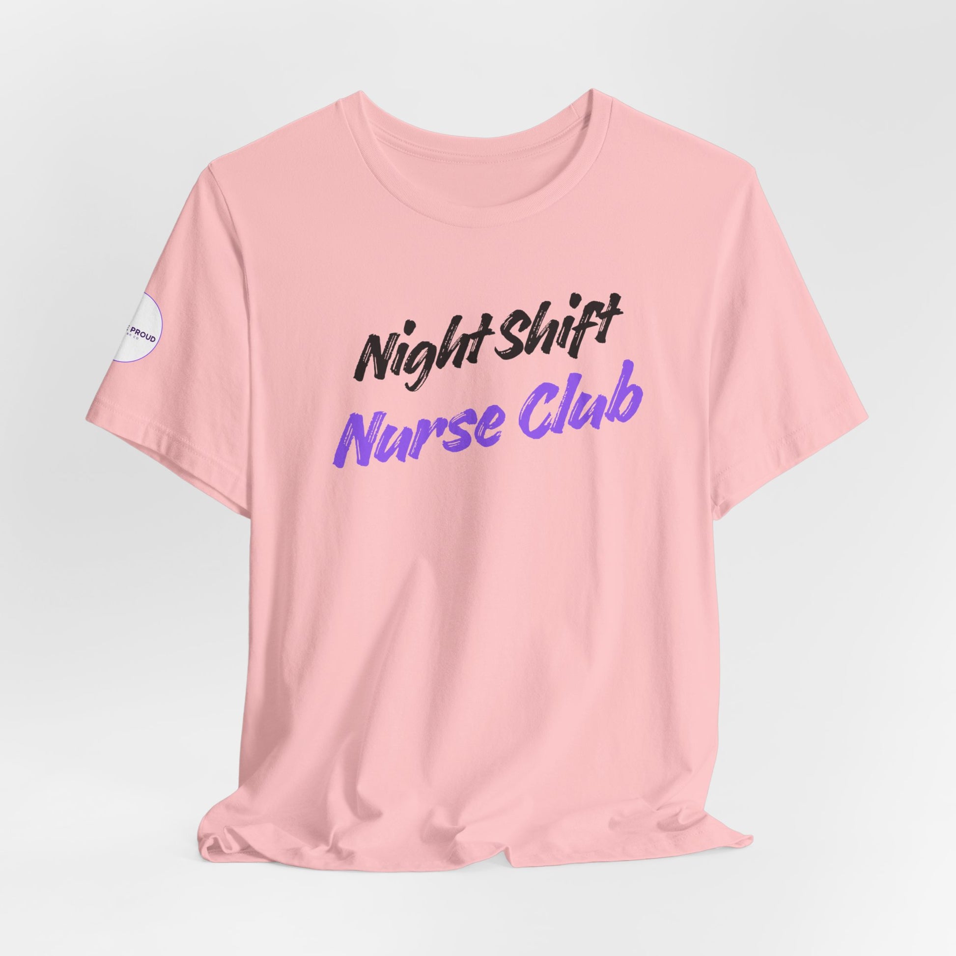 Night Shift Nurse T-Shirt designed for nurses working late-night shifts