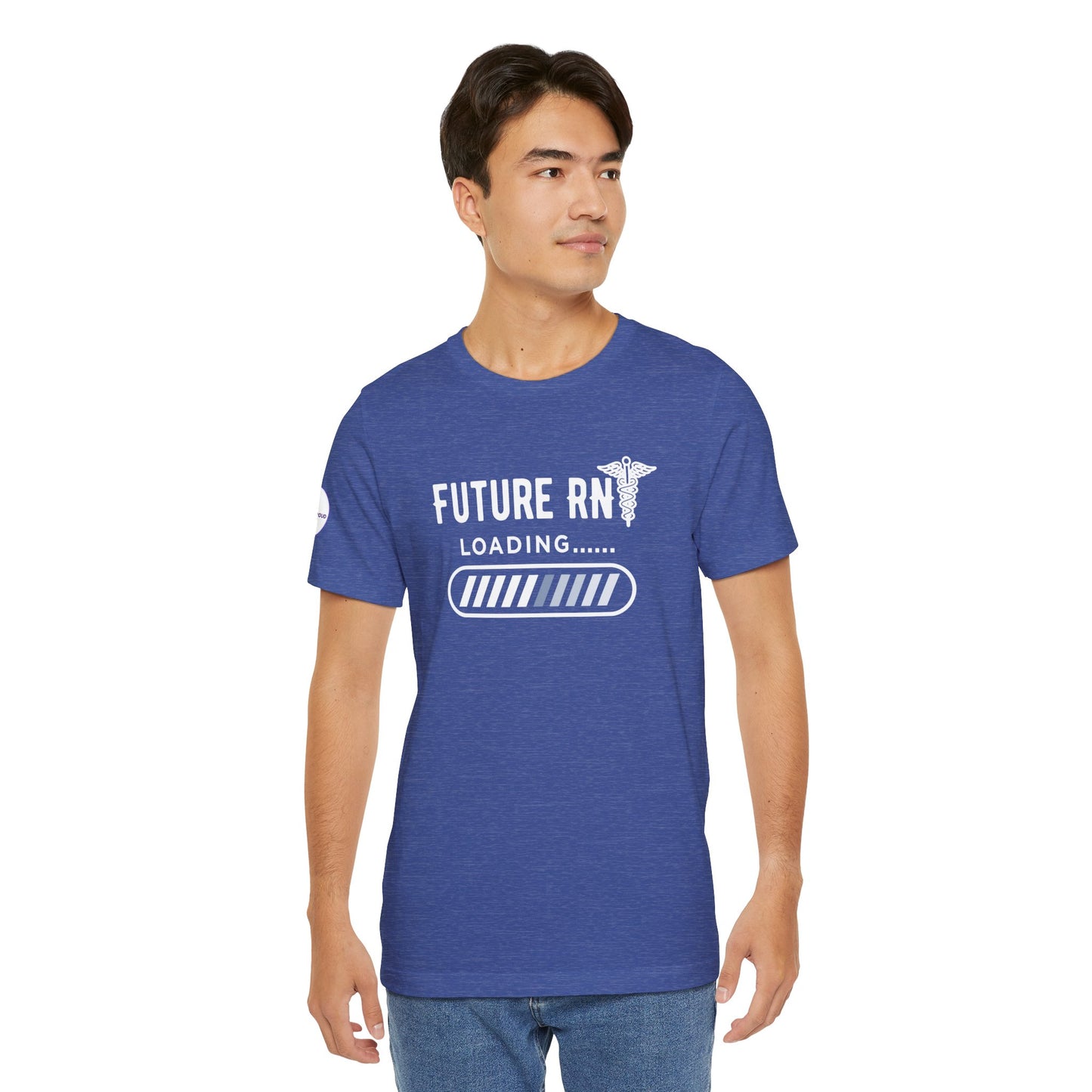 Future RN T-Shirt with stethoscope and loading bar artwork