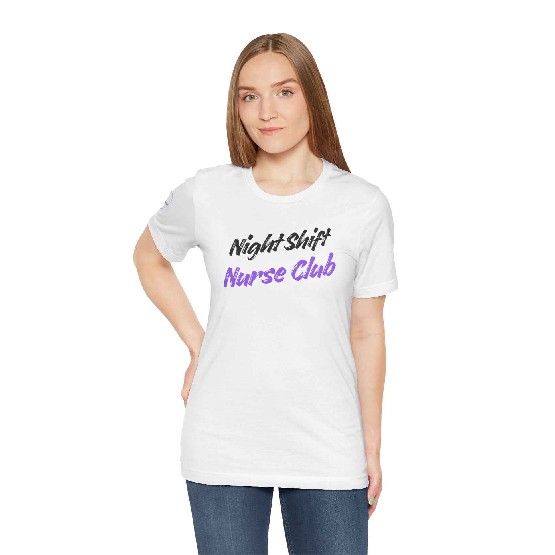 Night Shift Nurse T-Shirt designed for nurses working late-night shifts