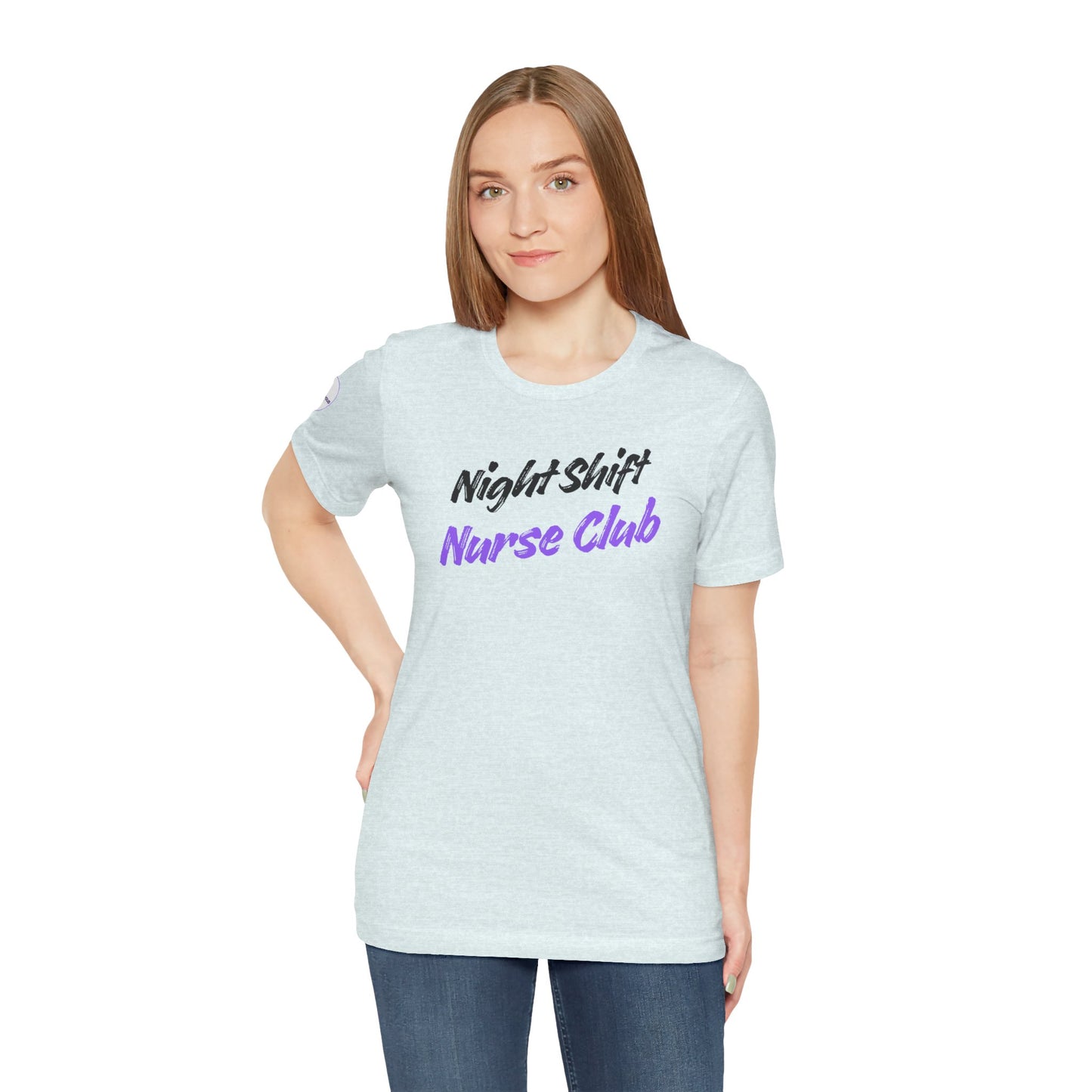 Night Shift Nurse T-Shirt designed for nurses working late-night shifts