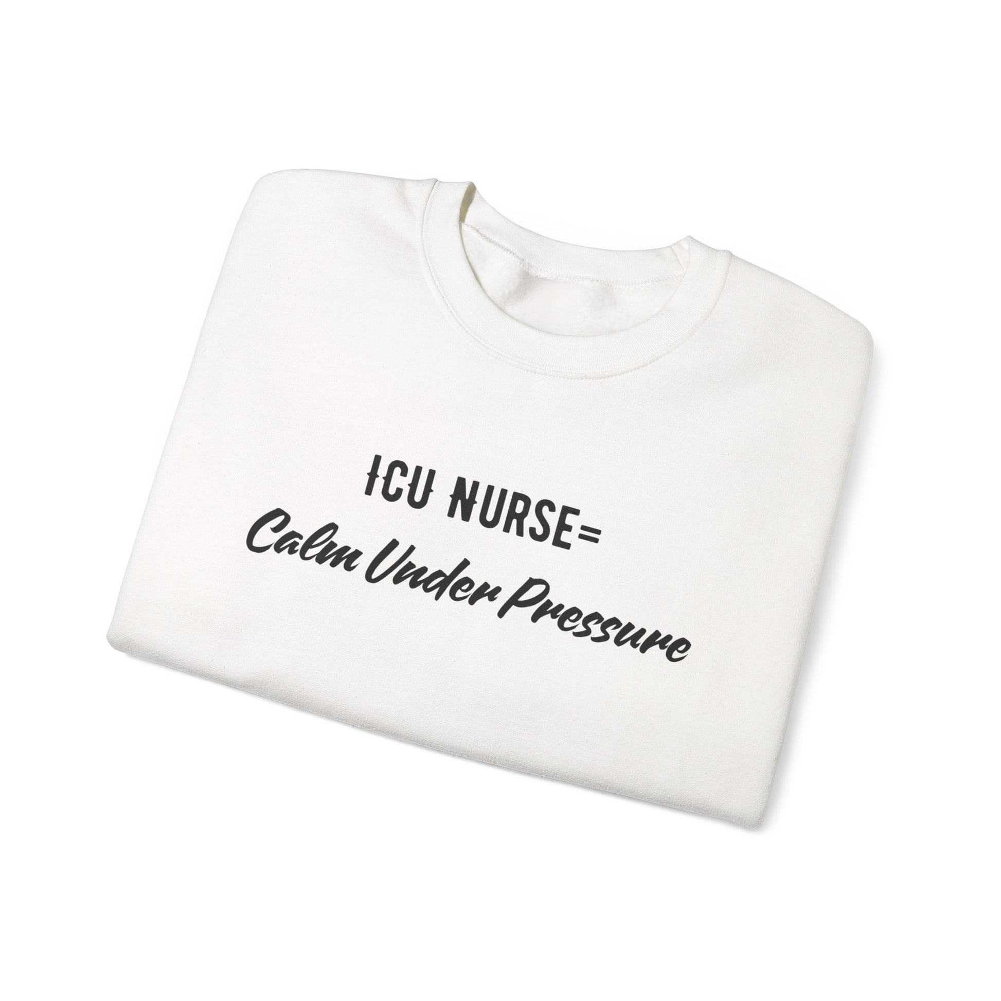 ICU Nurse Sweatshirt worn by nurse between shifts
