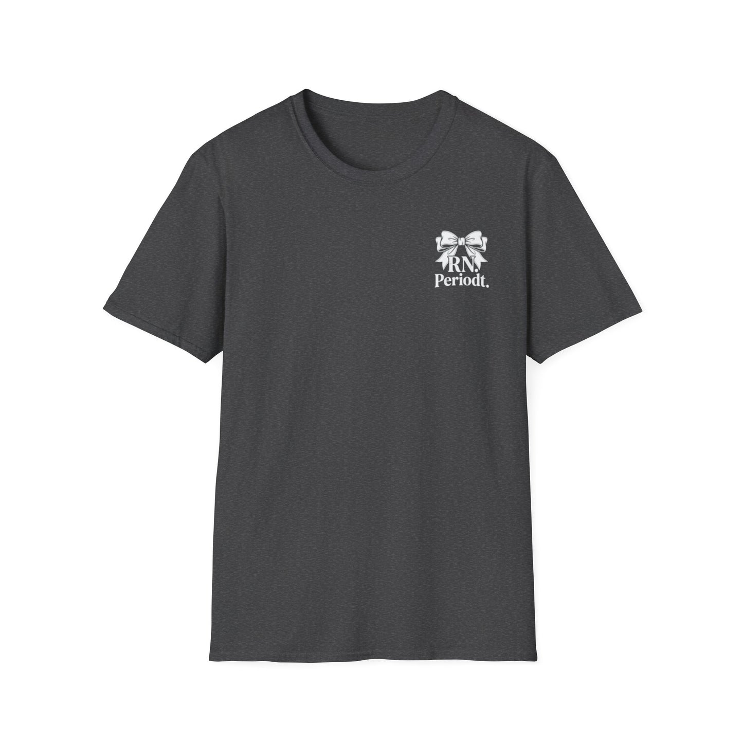RN Periodt T-Shirt with nurse skull crest graphic design
