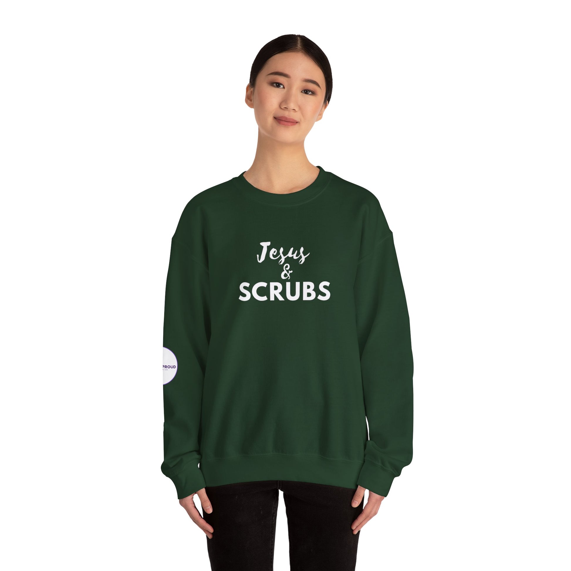 Christian Nurse Sweatshirt soft fleece pullover for nurses
