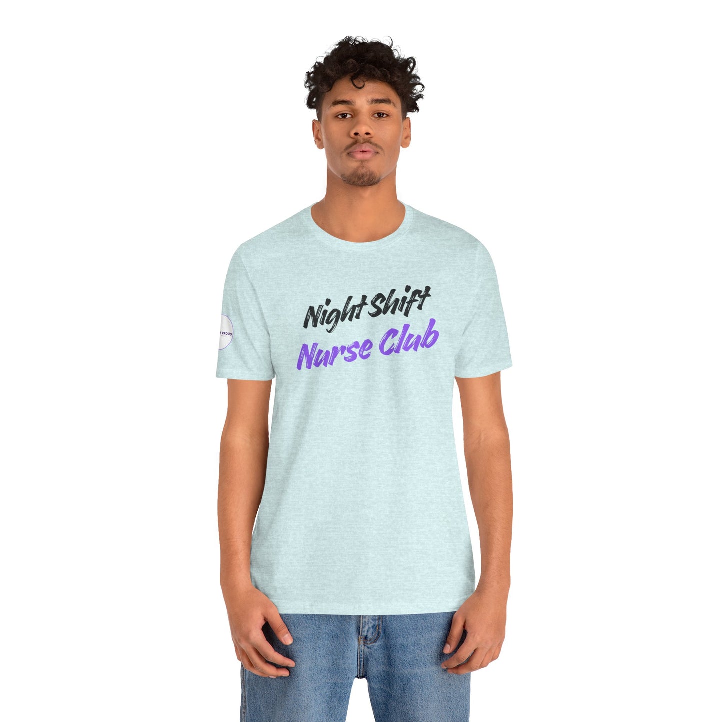 Night Shift Nurse T-Shirt designed for nurses working late-night shifts