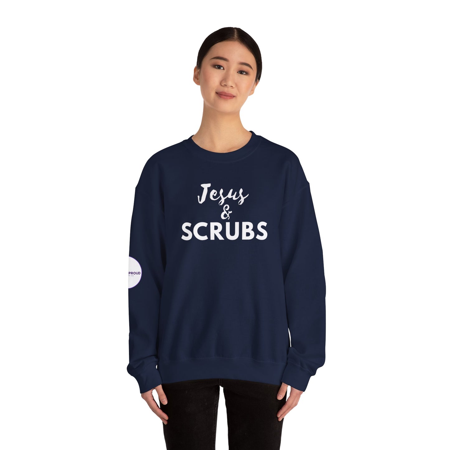 Unisex Crewneck Sweatshirt available in multiple color variants
