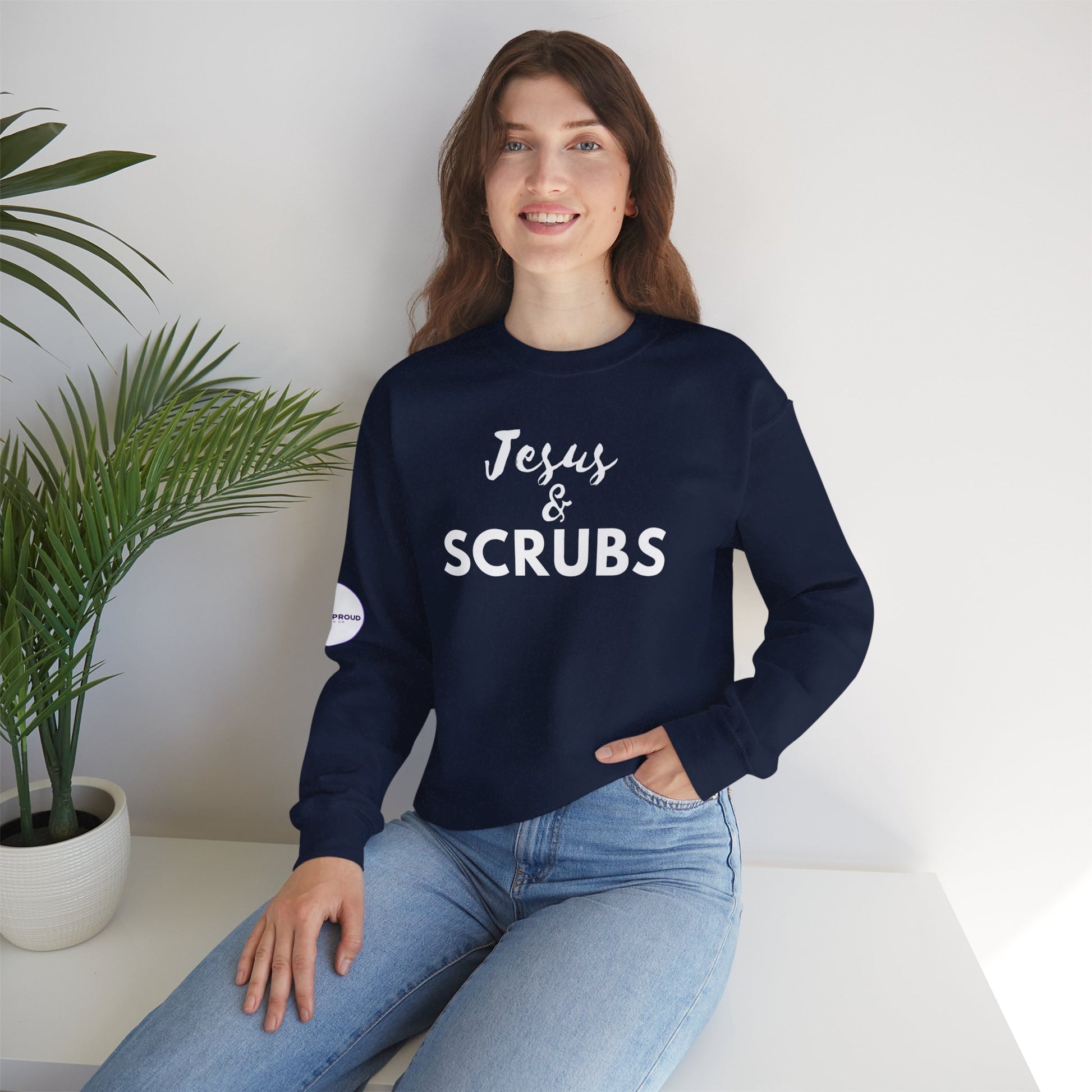 Unisex Crewneck Sweatshirt available in multiple color variants