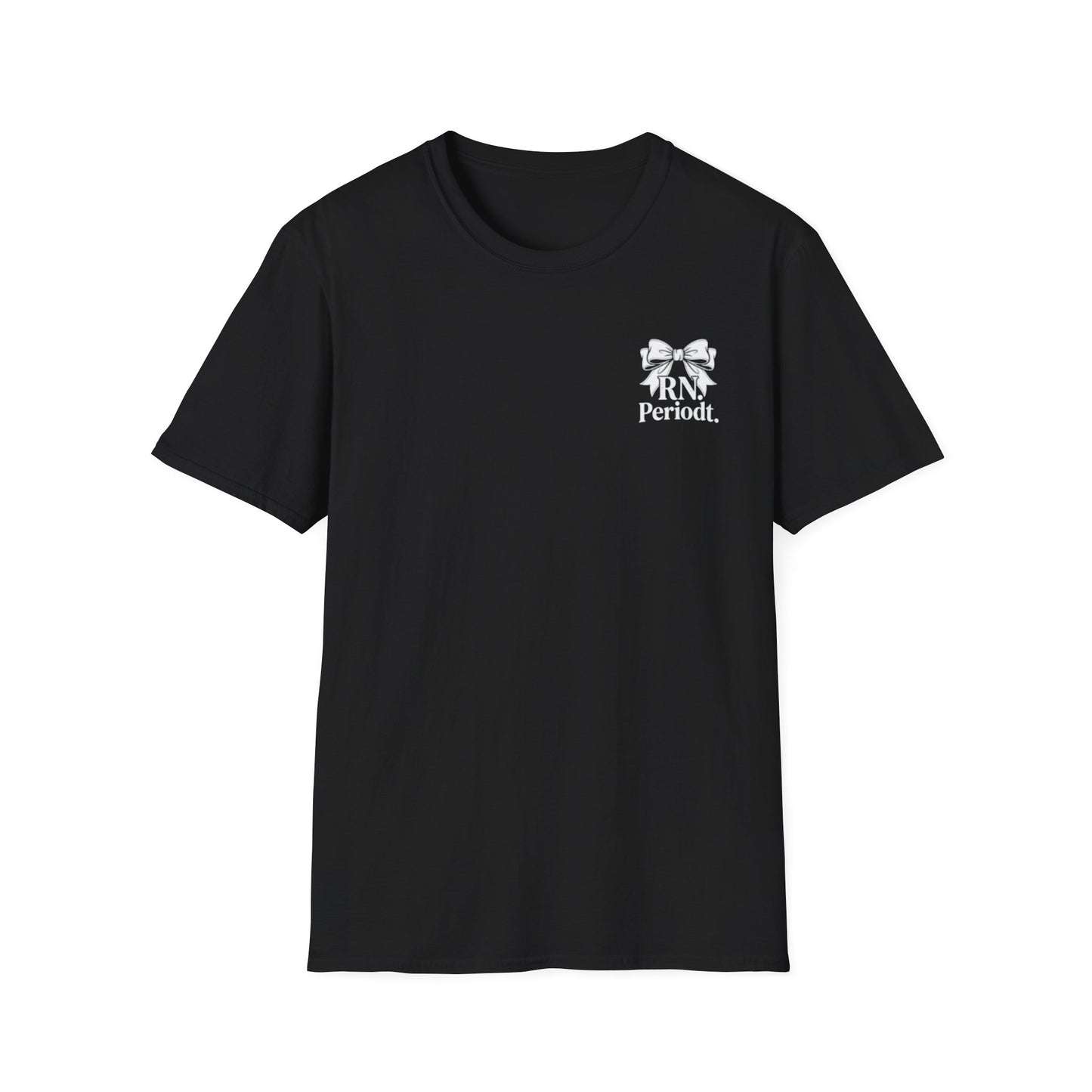RN Periodt T-Shirt with nurse skull crest graphic design