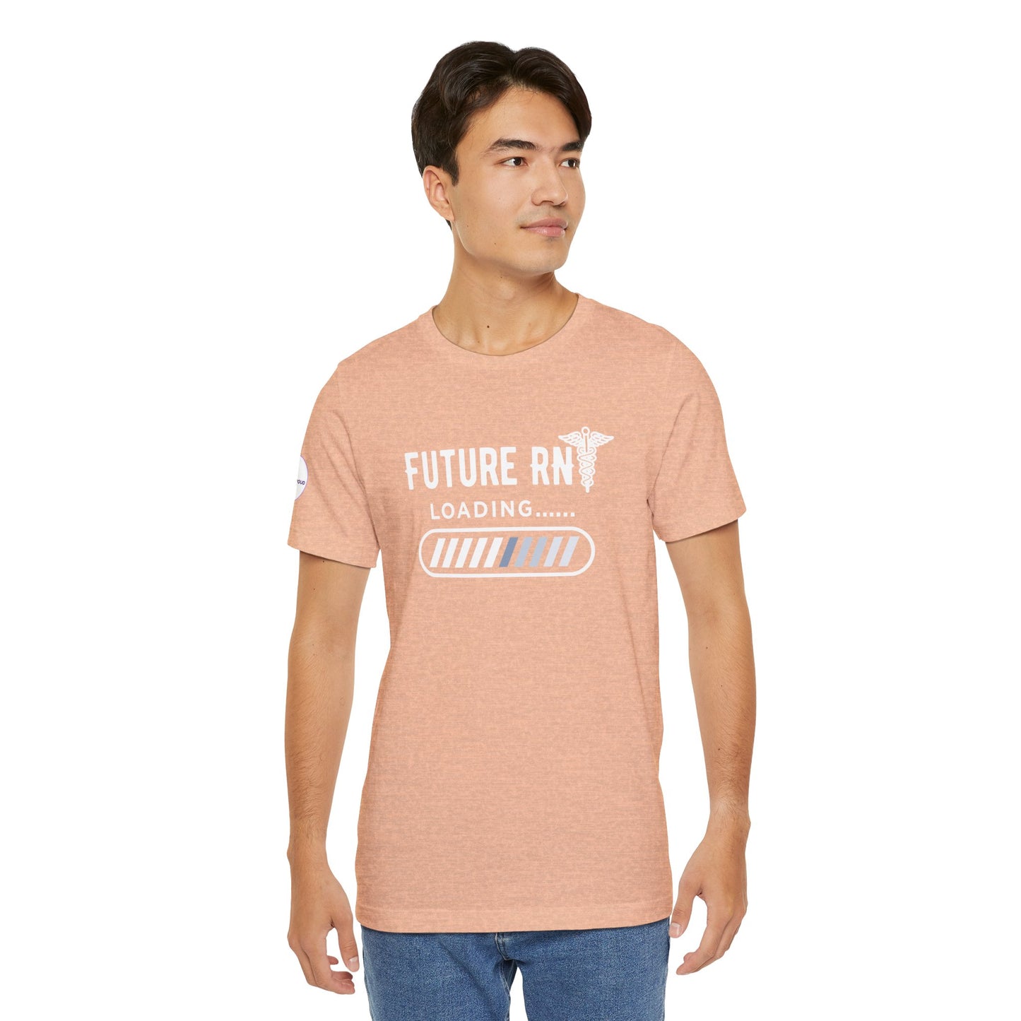 Future RN T-Shirt with stethoscope and loading bar artwork