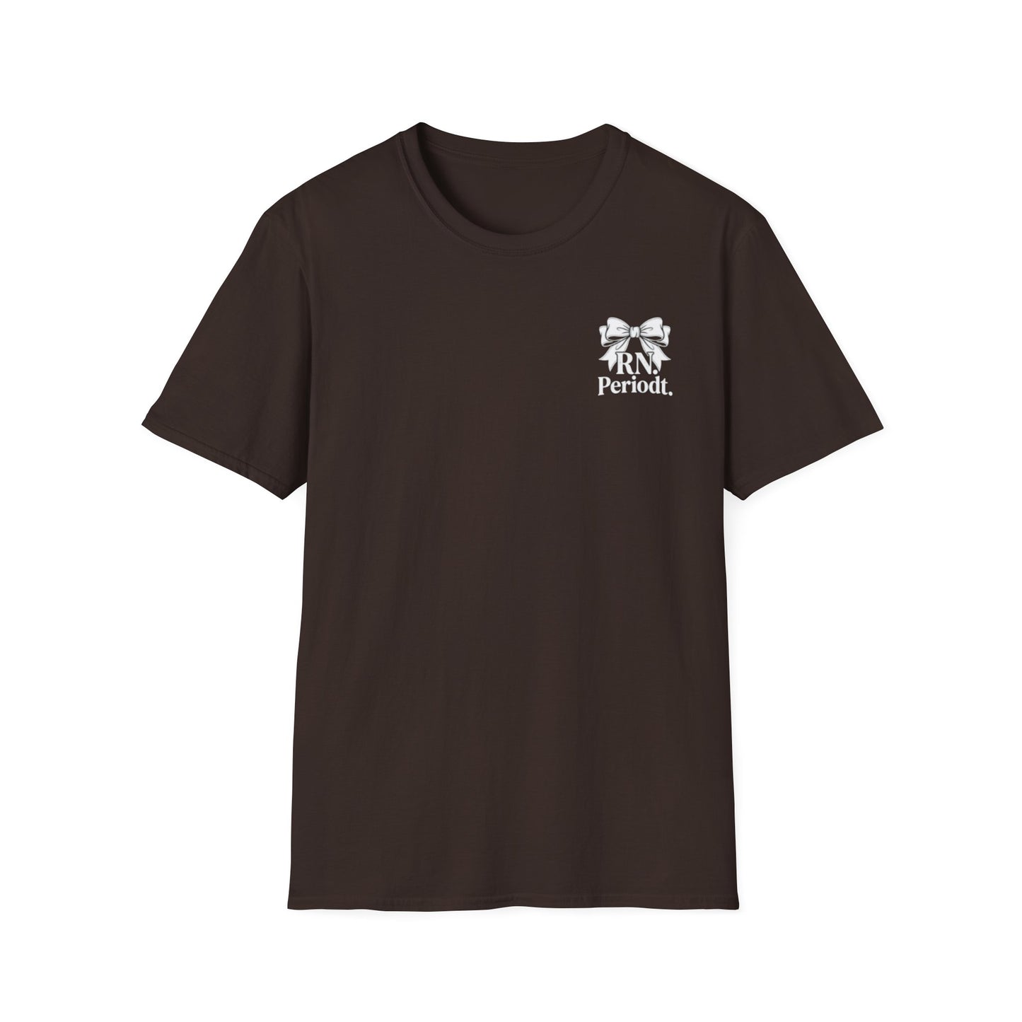 RN Periodt T-Shirt with nurse skull crest graphic design