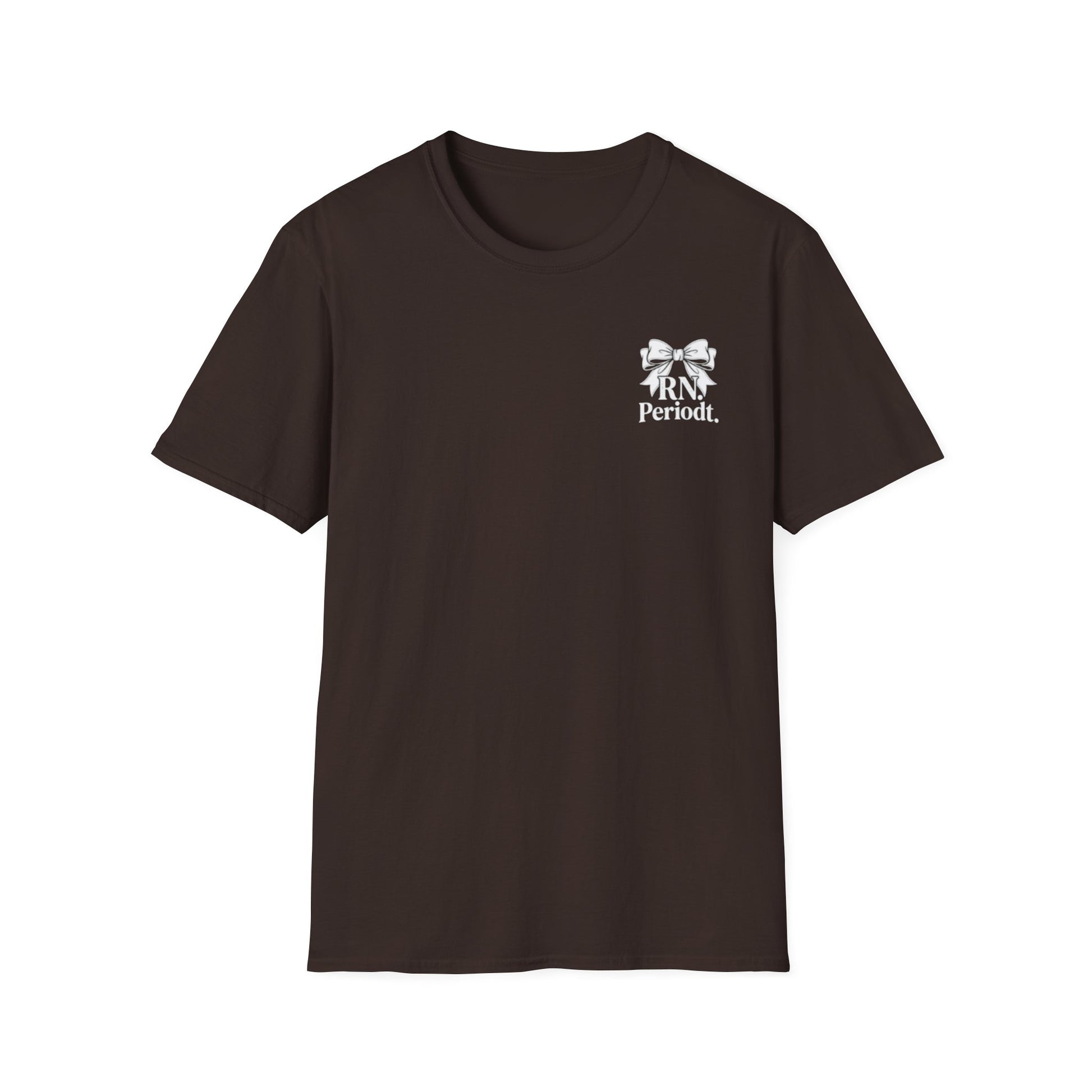 RN Periodt T-Shirt with nurse skull crest graphic design