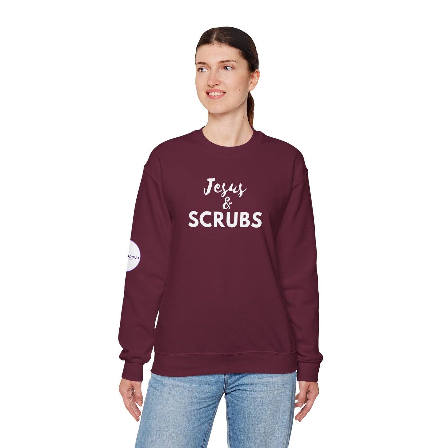 Unisex Crewneck Sweatshirt available in multiple color variants