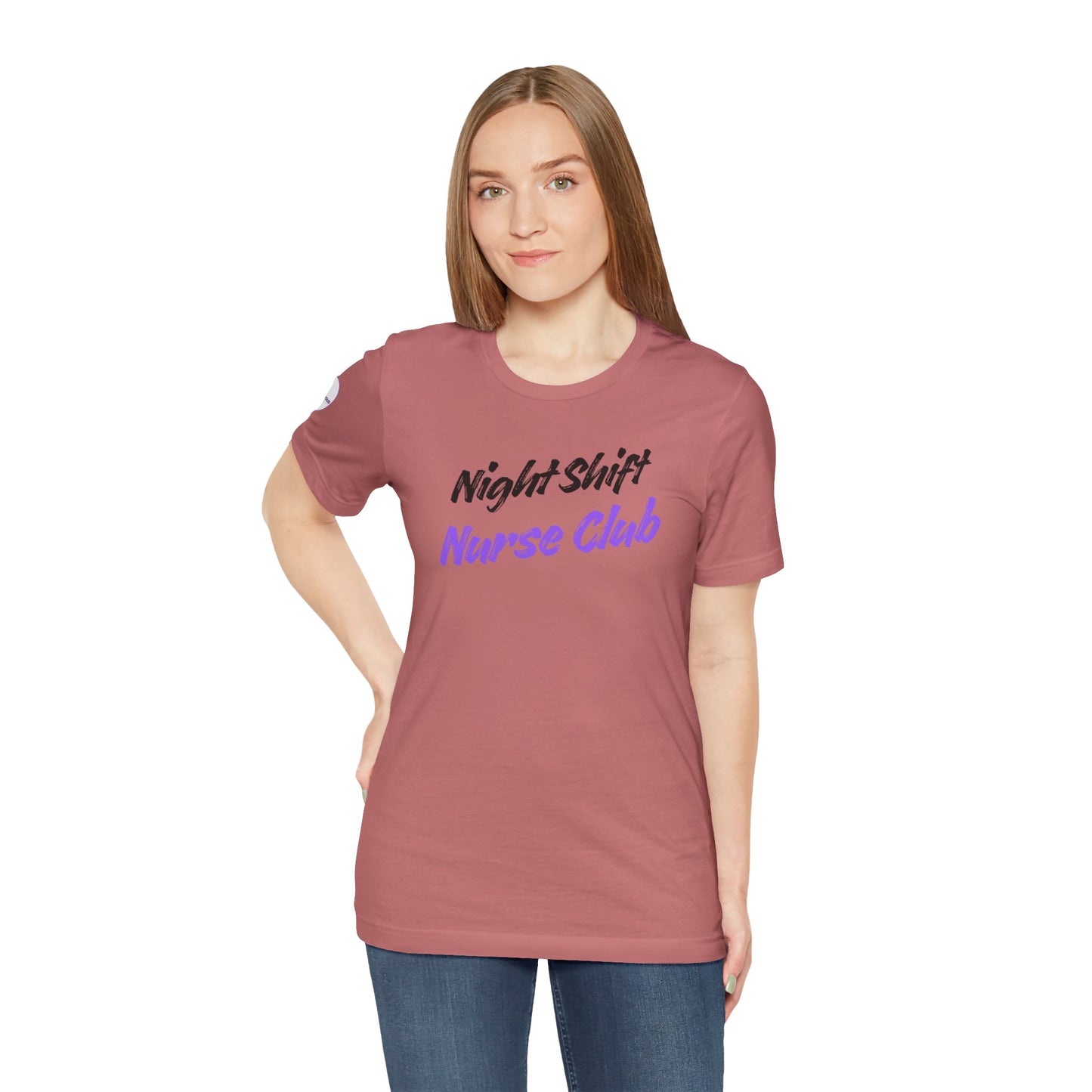 Night Shift Nurse T-Shirt designed for nurses working late-night shifts
