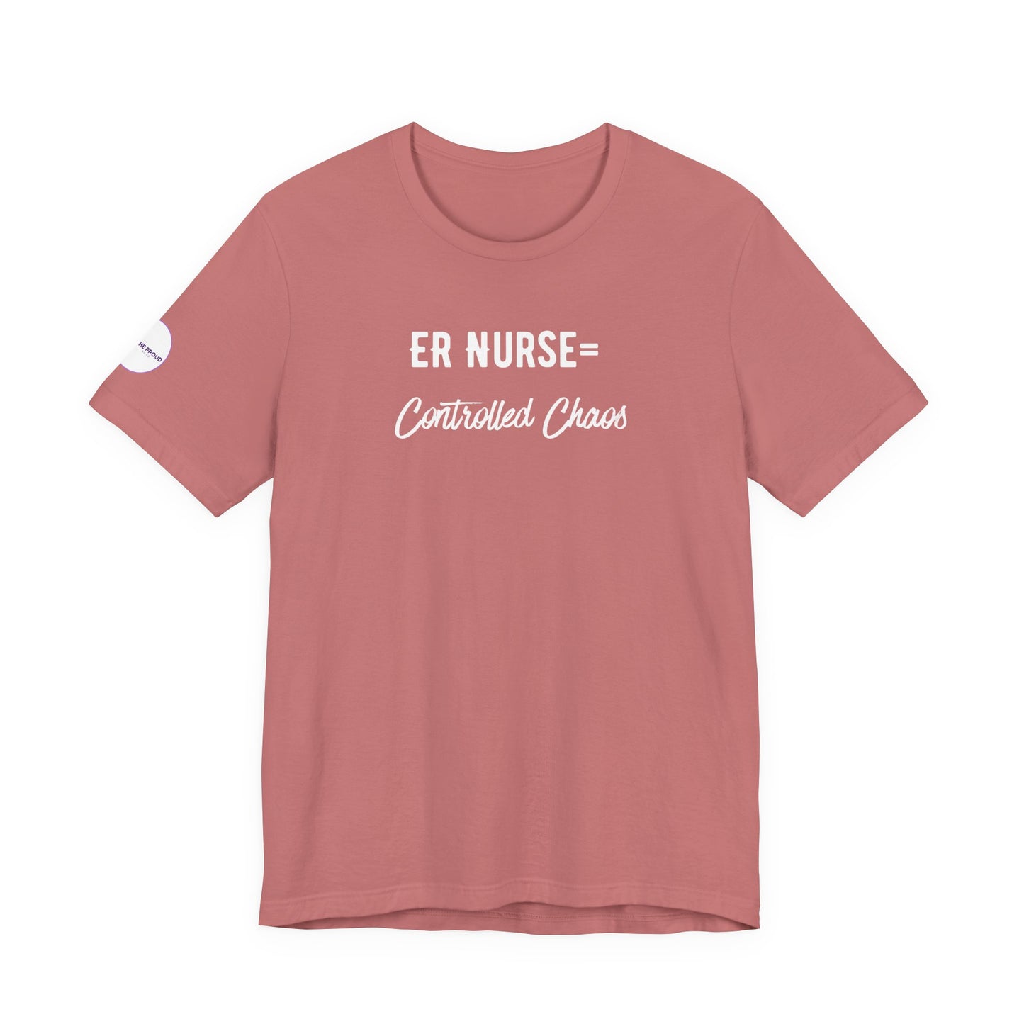 ER Nurse T-Shirt tear-away label for comfort during long hours