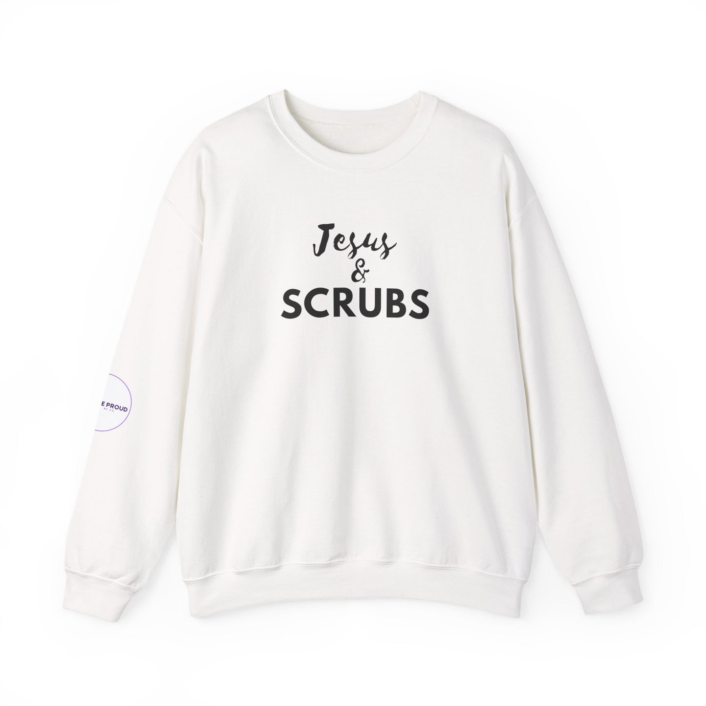 Christian Nurse Sweatshirt comfortable fit with ribbed collar