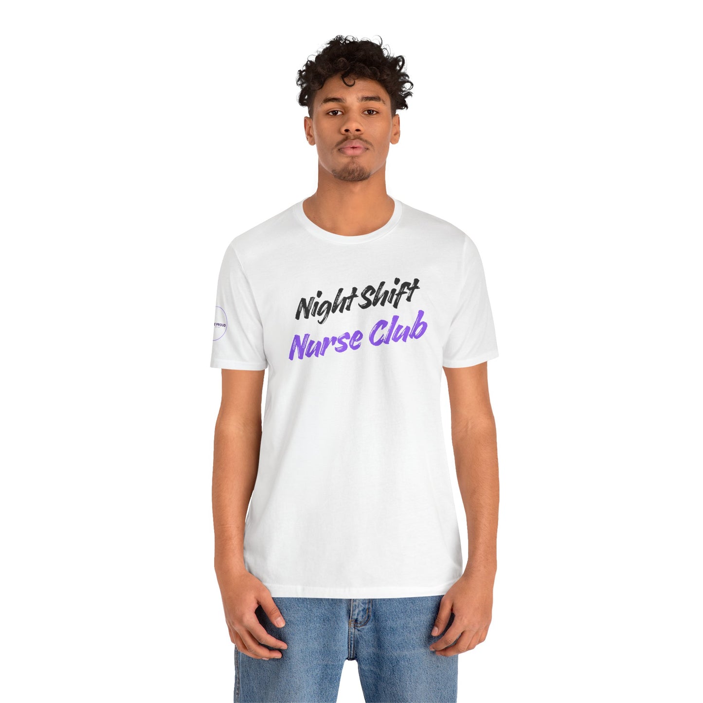 Night Shift Nurse T-Shirt designed for nurses working late-night shifts