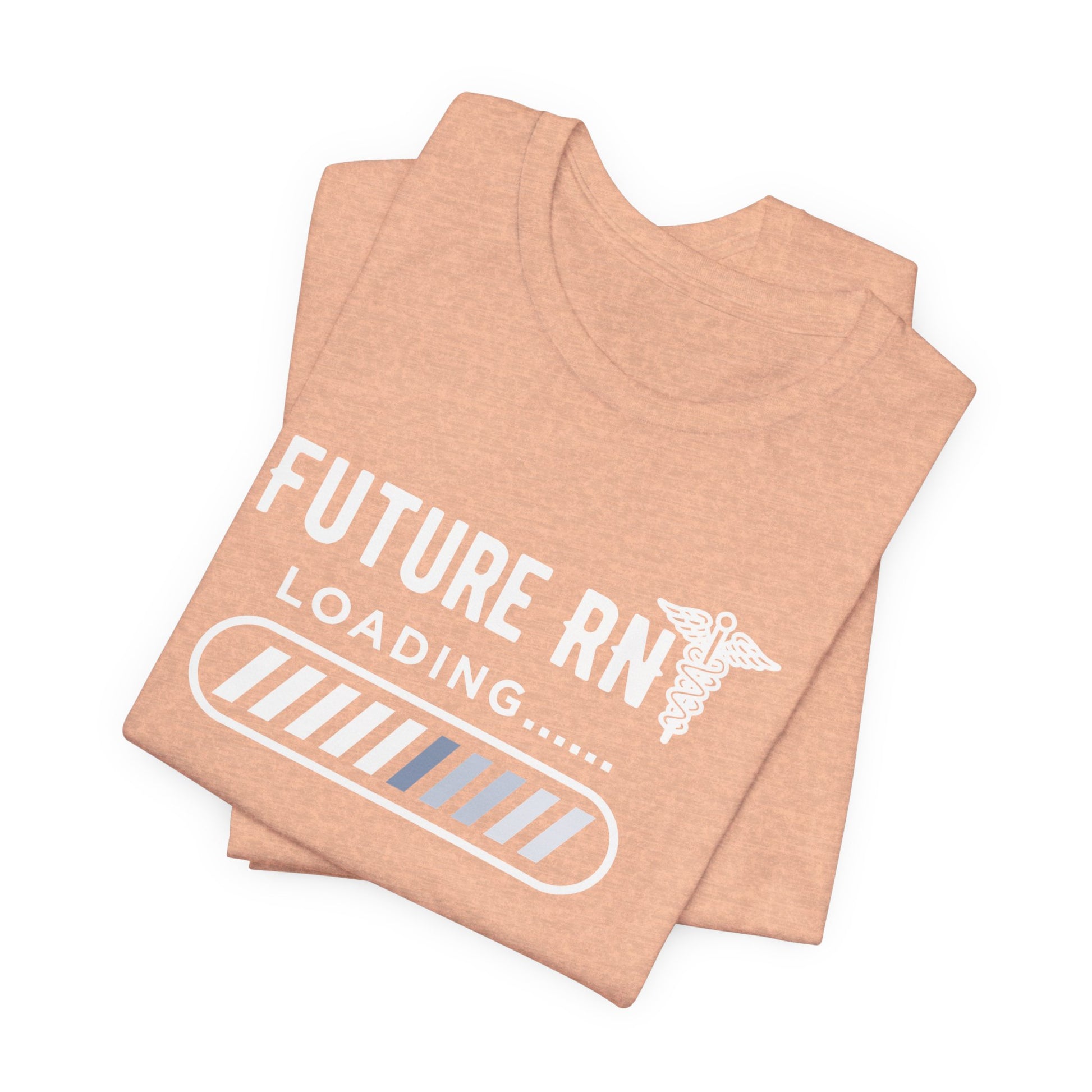 Future RN T-Shirt with stethoscope and loading bar artwork
