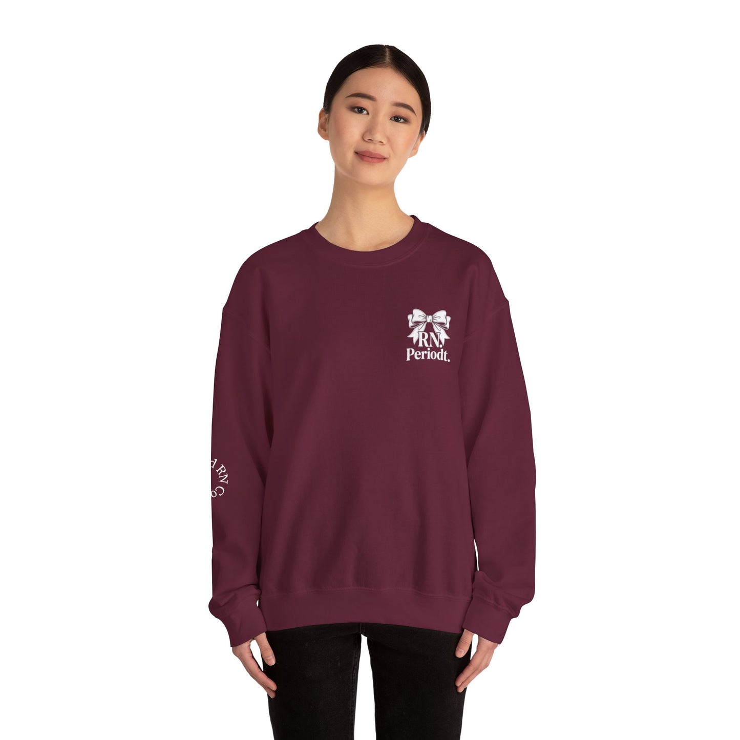 Unisex Heavy Blend Crewneck Sweatshirt suitable for custom printing