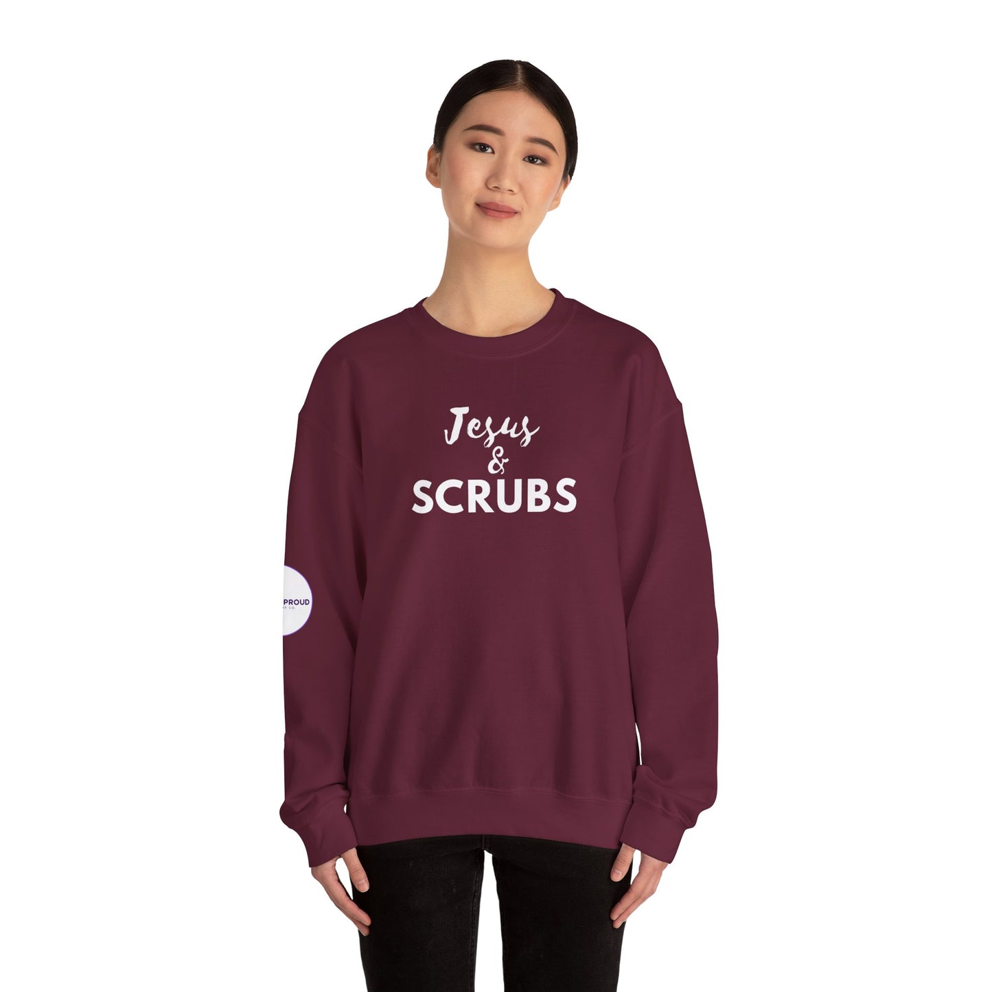 Unisex Crewneck Sweatshirt available in multiple color variants
