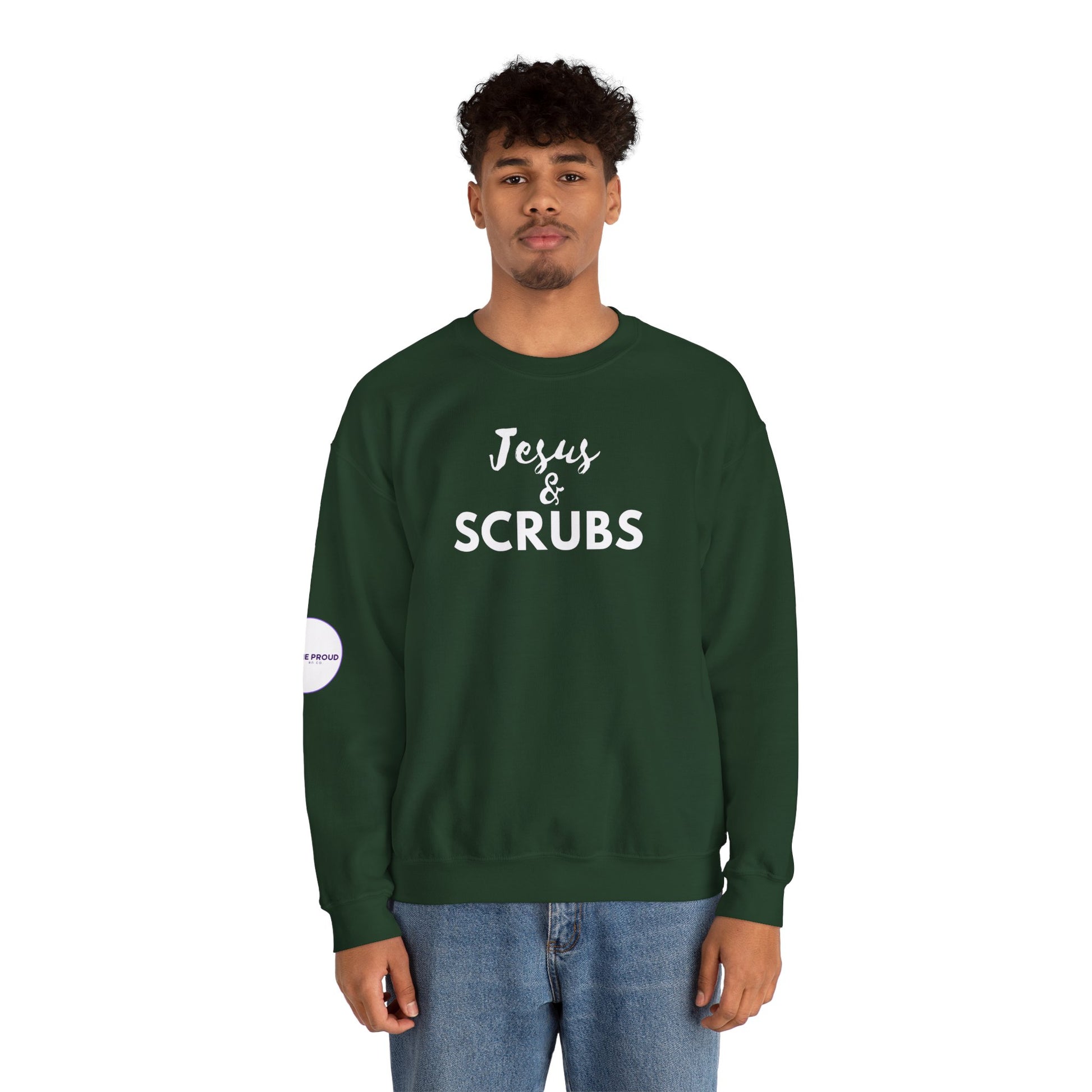 Unisex Crewneck Sweatshirt available in multiple color variants