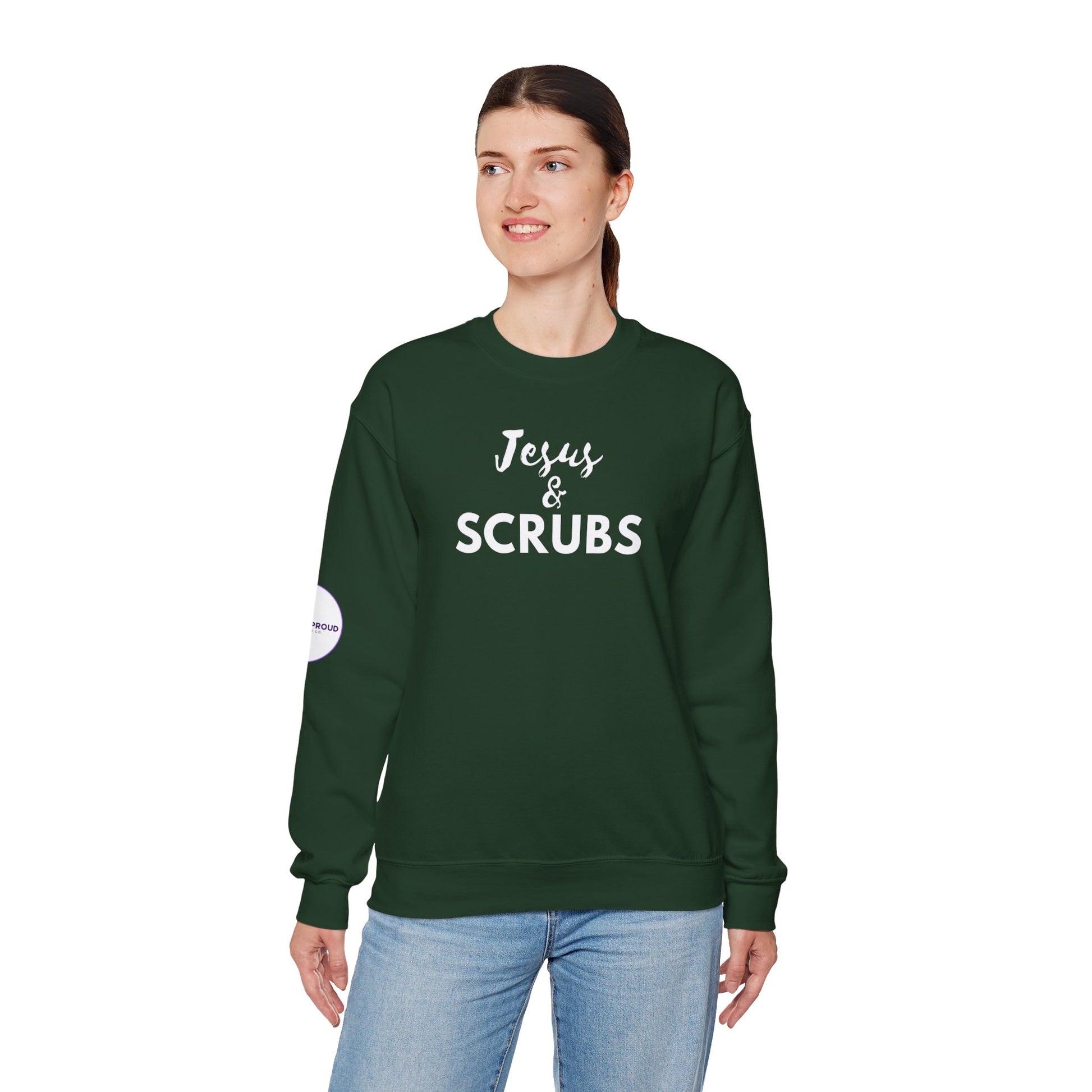 Unisex Crewneck Sweatshirt available in multiple color variants